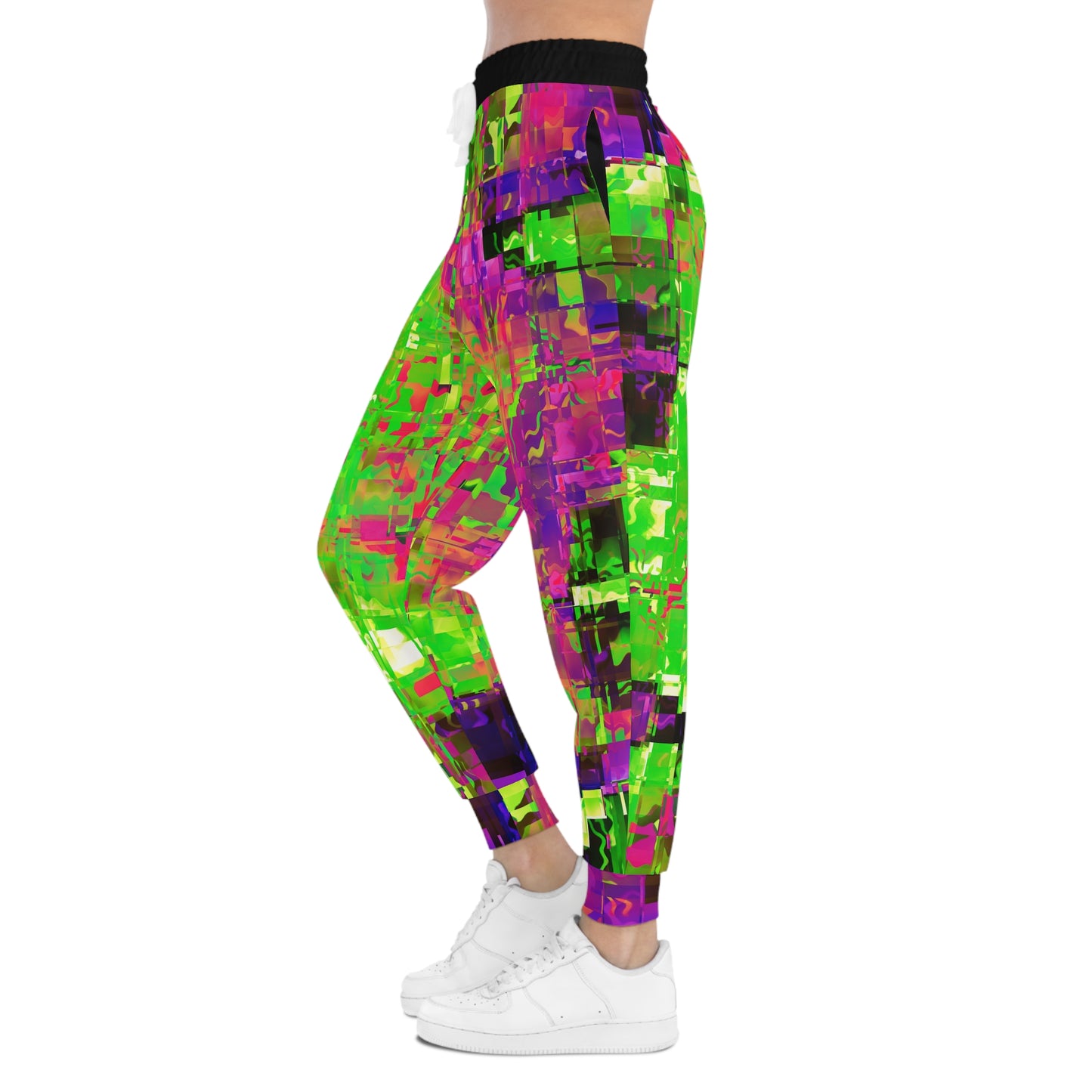 Colorful Abstract Athletic Joggers - Stylish & Comfortable for Active Lifestyles