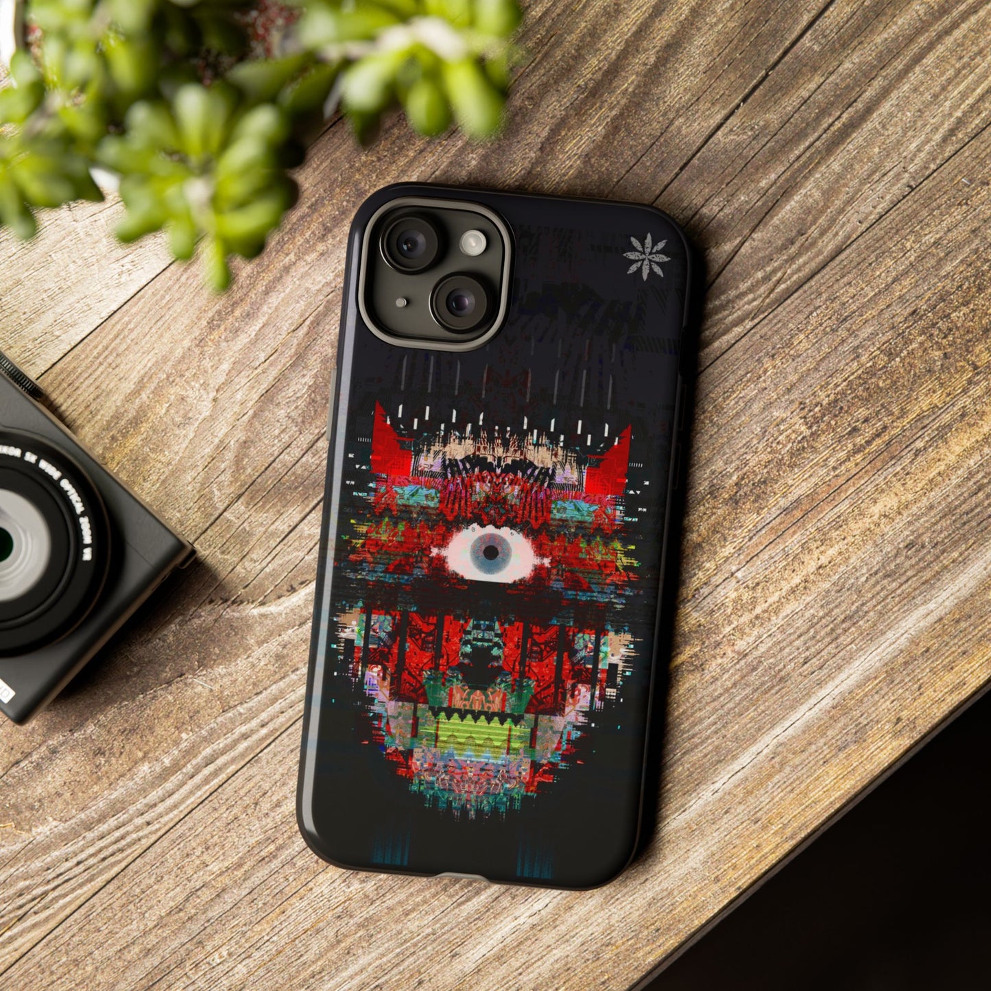 Tough Cases - Eye-Catching Monster Phone Case for Bold Personalities