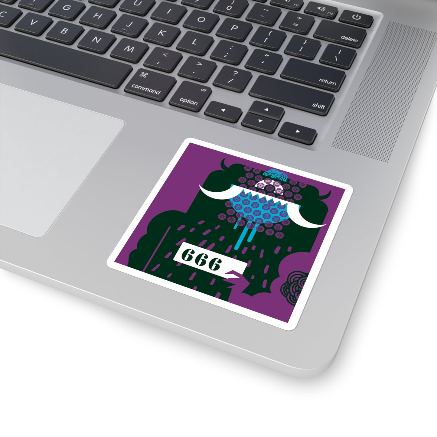 Monster Art Square Stickers – Bold & Unique Vinyl Decals