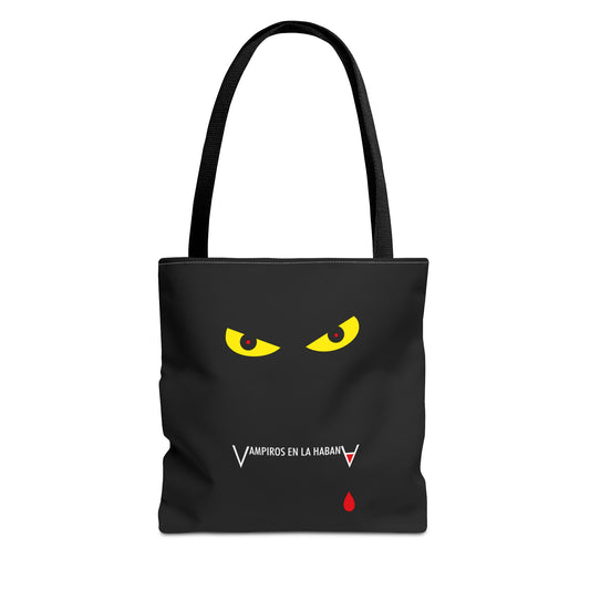 Vampiros en La Habana Tote Bag — Minimal Gothic Blood Drip Canvas Tote