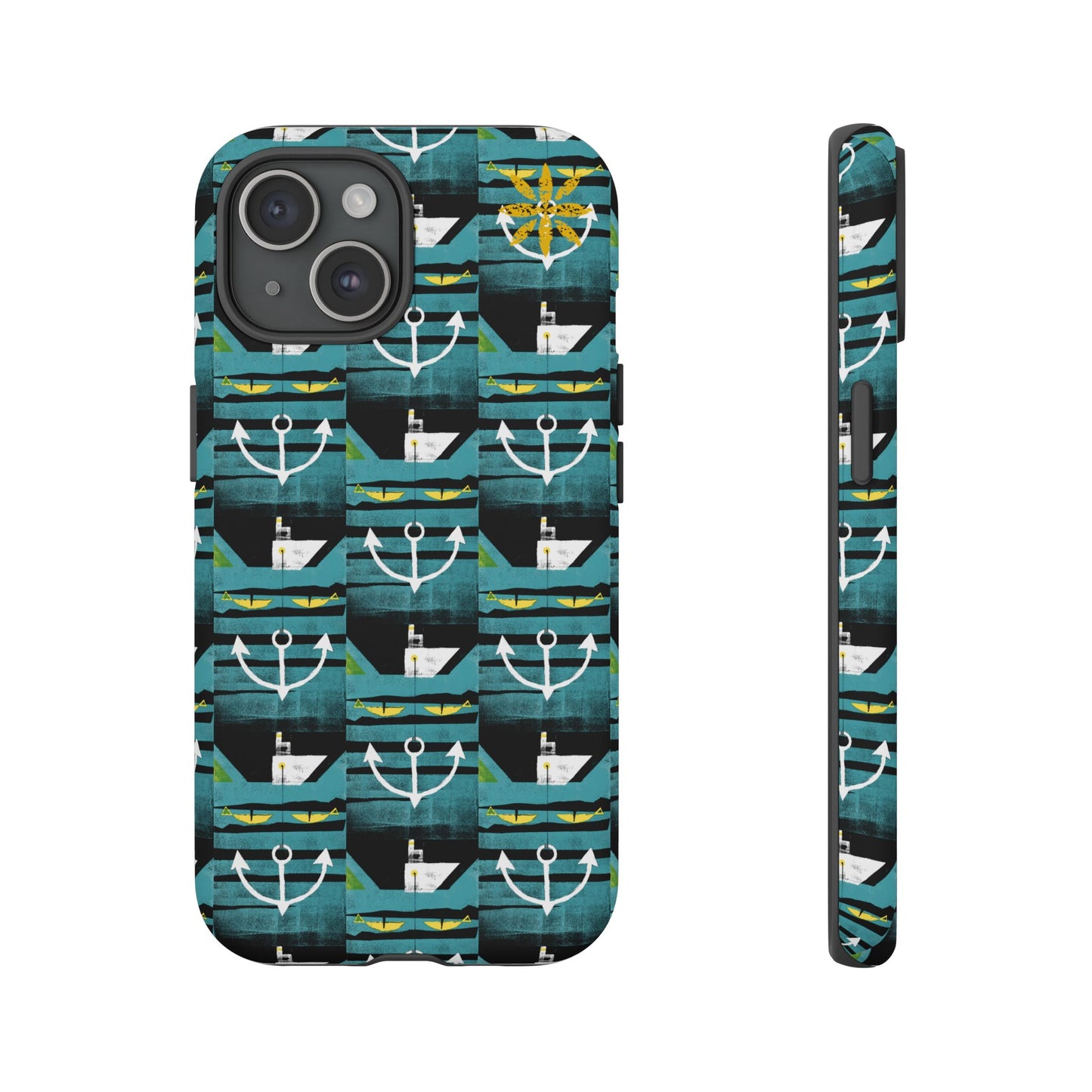 Nautical Tough Case - Waterproof Phone Cover with Marine Design