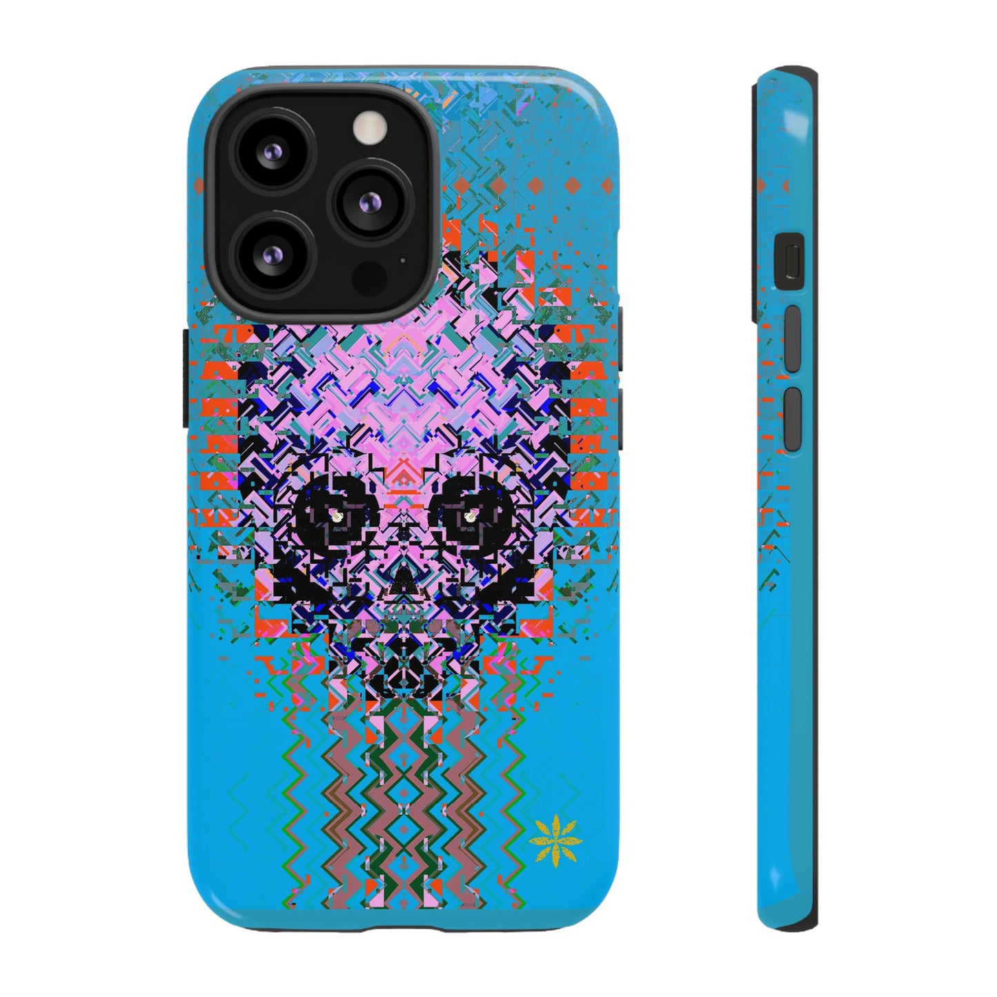 Pixel Skull - Rugged Phone Case