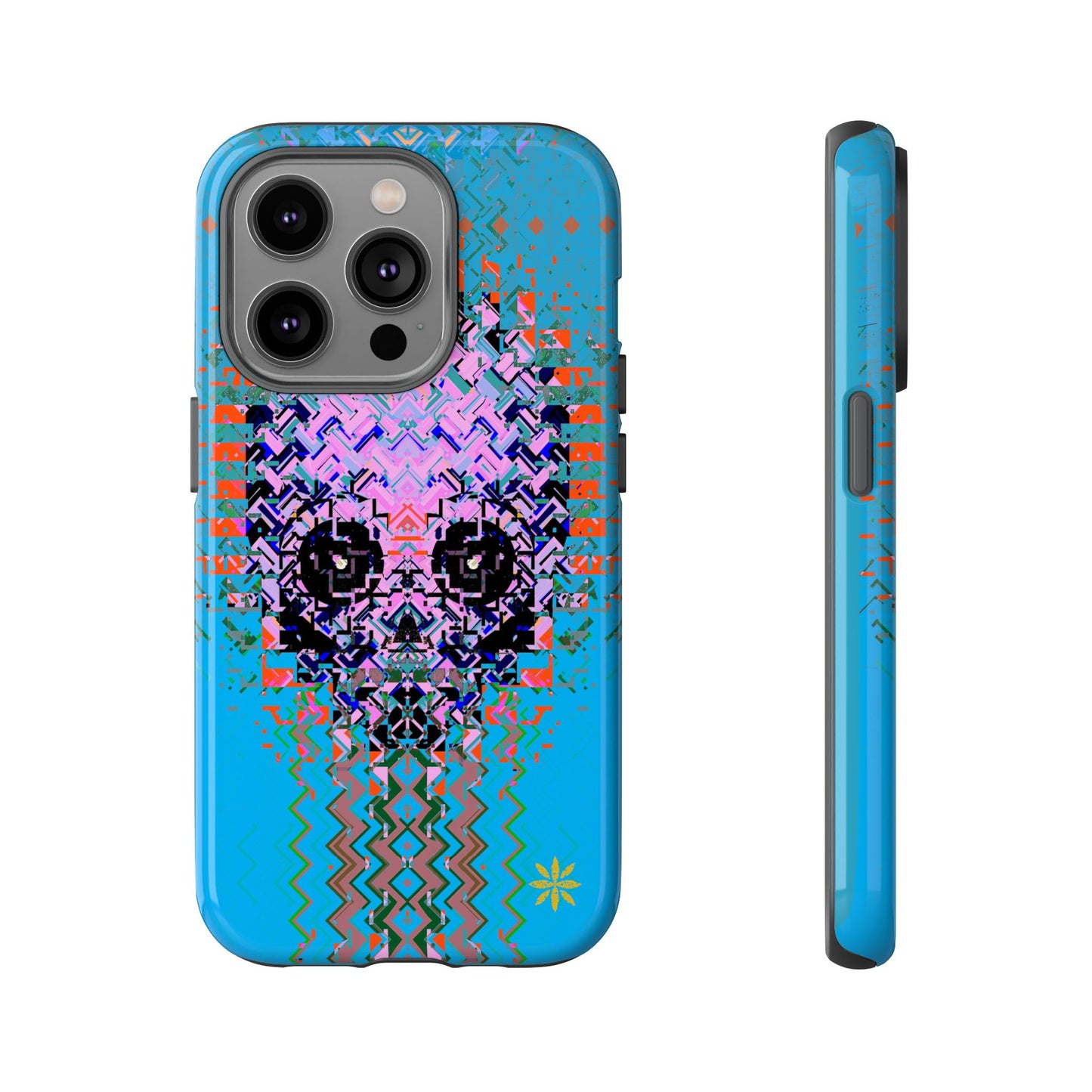 Pixel Skull - Rugged Phone Case
