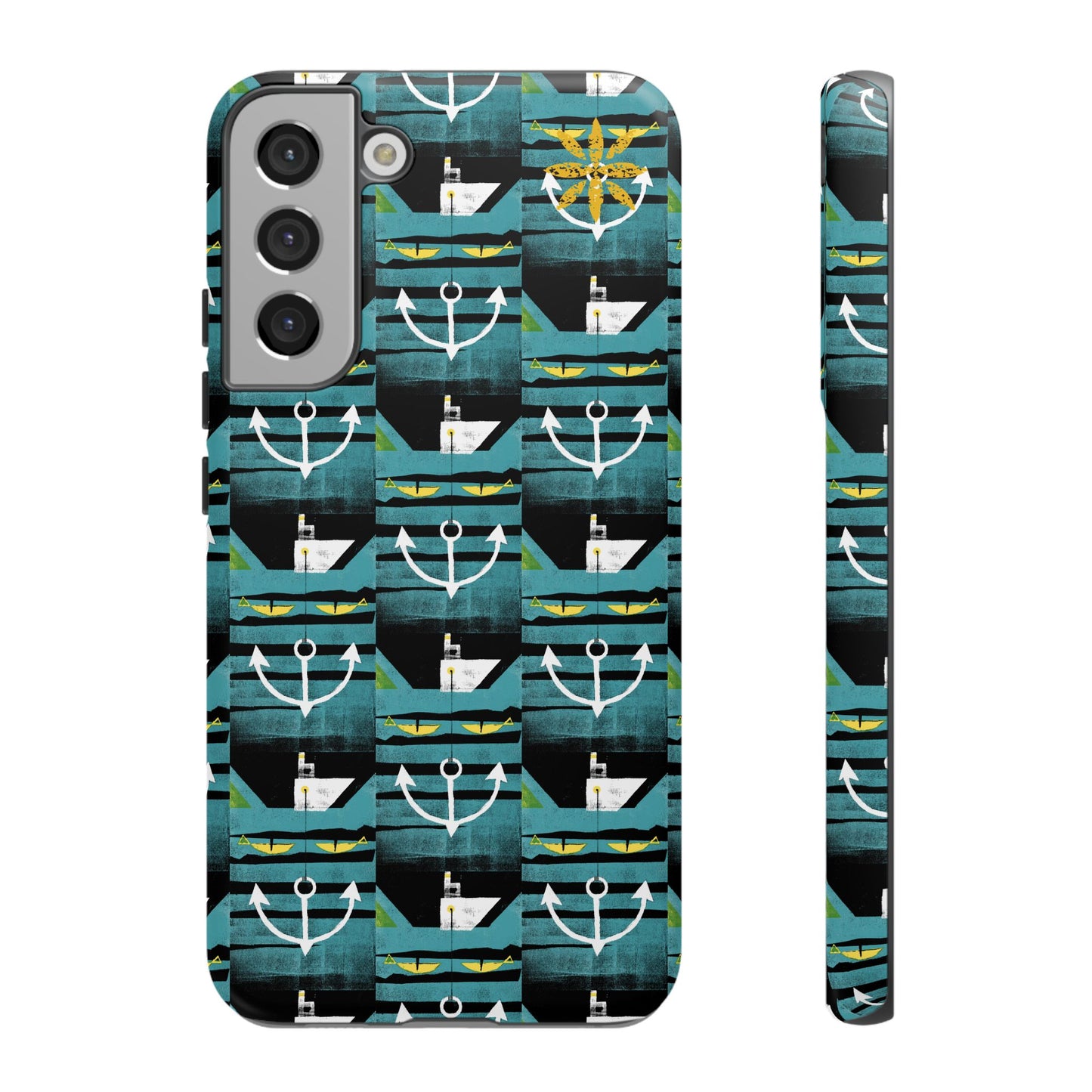 Nautical Tough Case - Waterproof Phone Cover with Marine Design