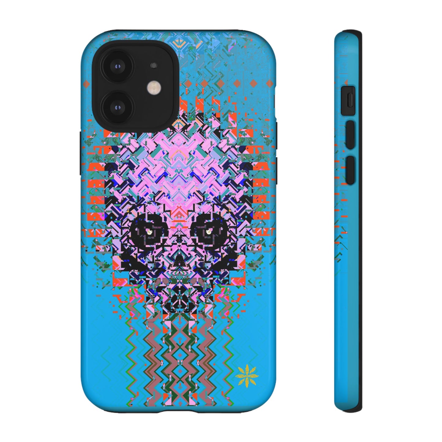 Pixel Skull - Rugged Phone Case