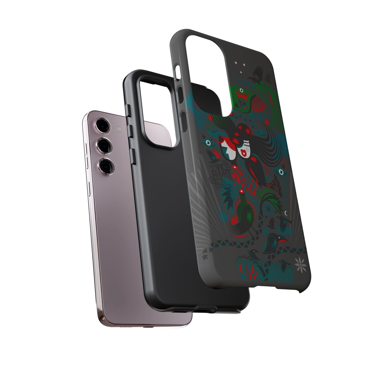 Te Amo BlackBirds - Rugged Phone Case