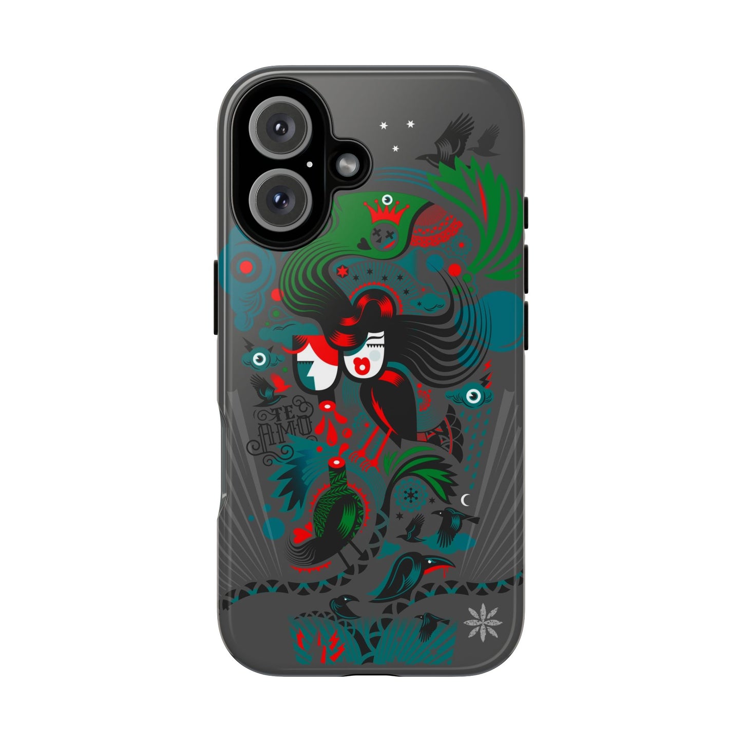 Te Amo Black Birds - Rugged Phone Case