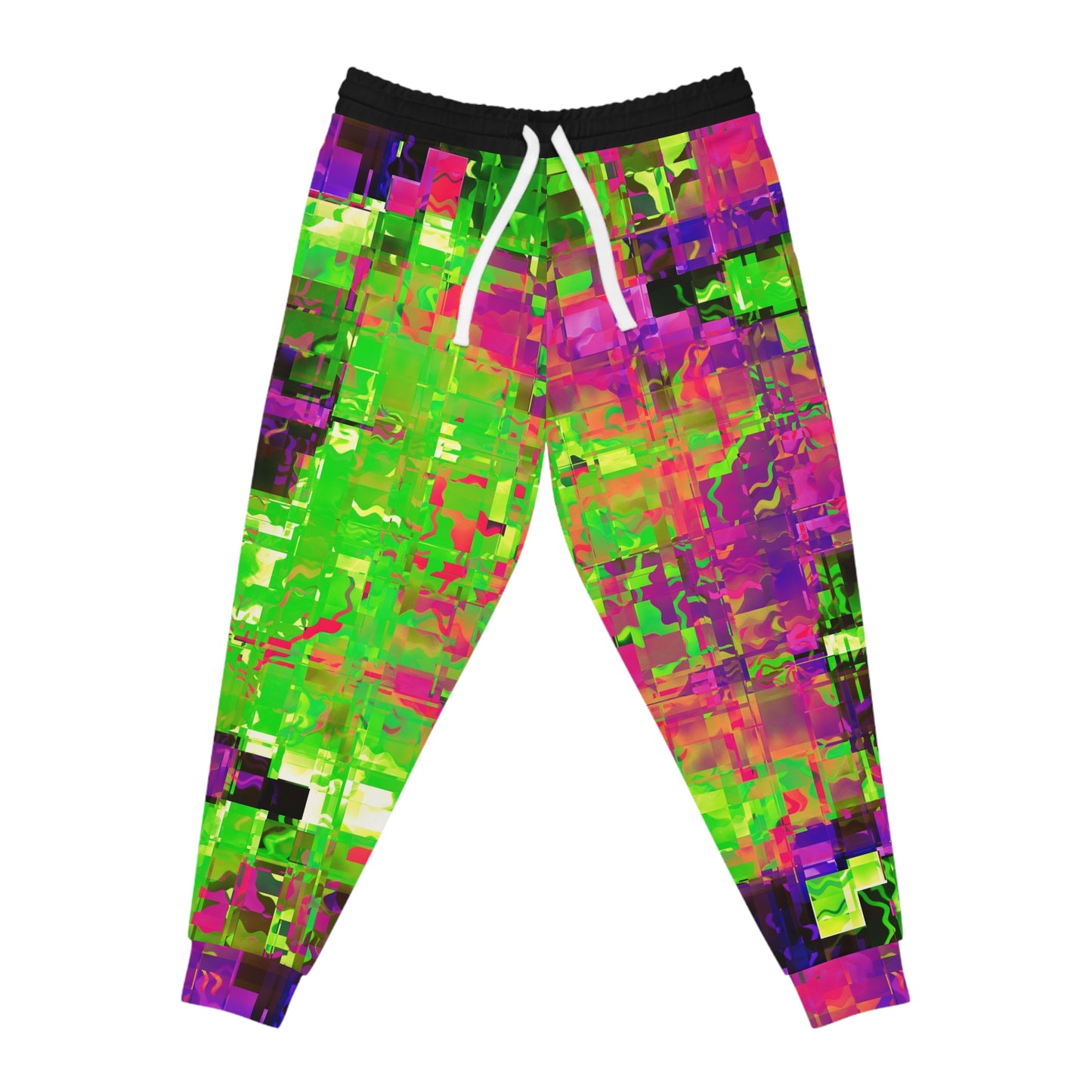 Colorful Abstract Athletic Joggers - Stylish & Comfortable for Active Lifestyles