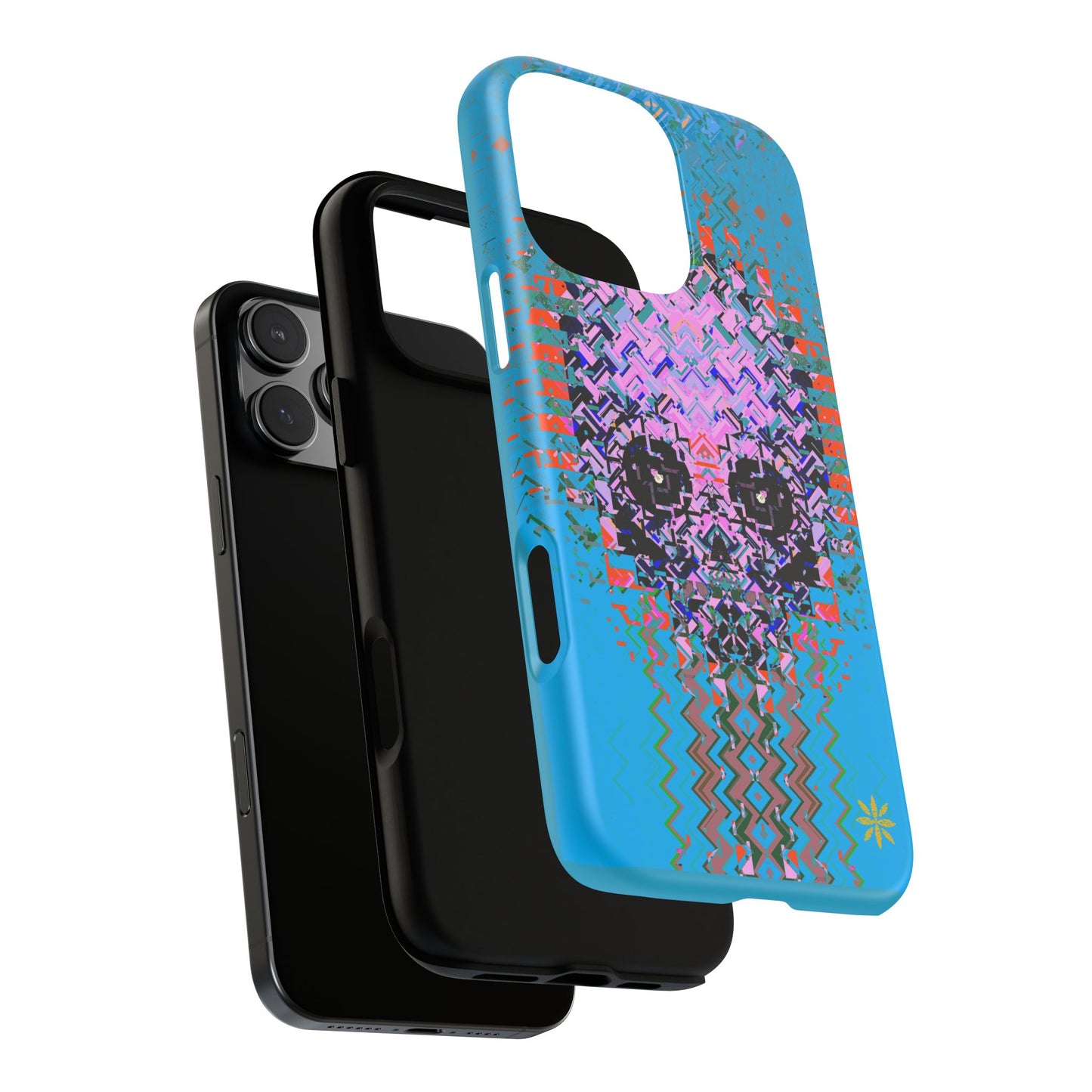 Pixel Skull - Rugged Phone Case