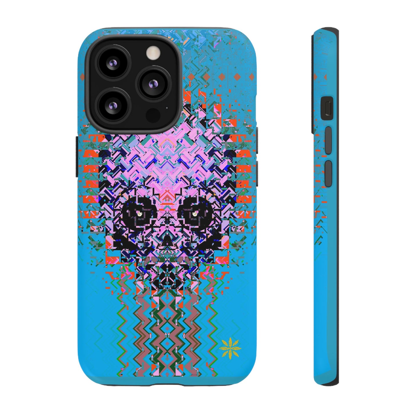 Pixel Skull - Rugged Phone Case