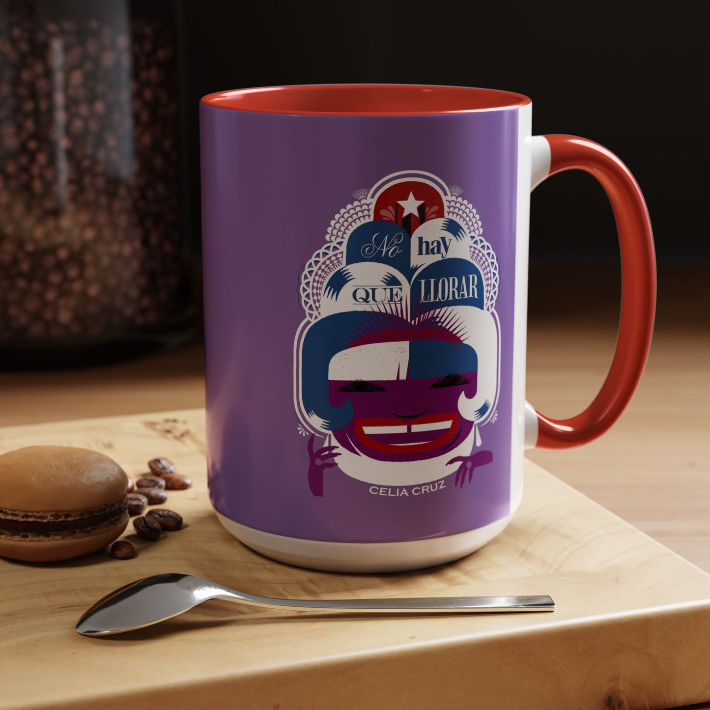 Celia Cruz Accent Coffee Mug (11, 15oz)