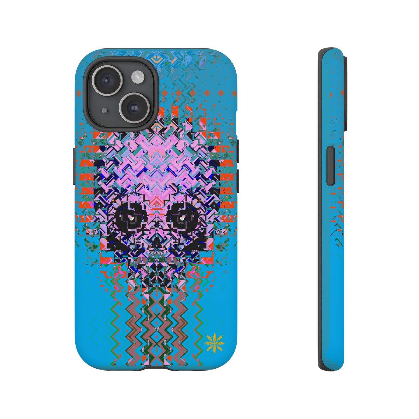 Pixel Skull - Rugged Phone Case