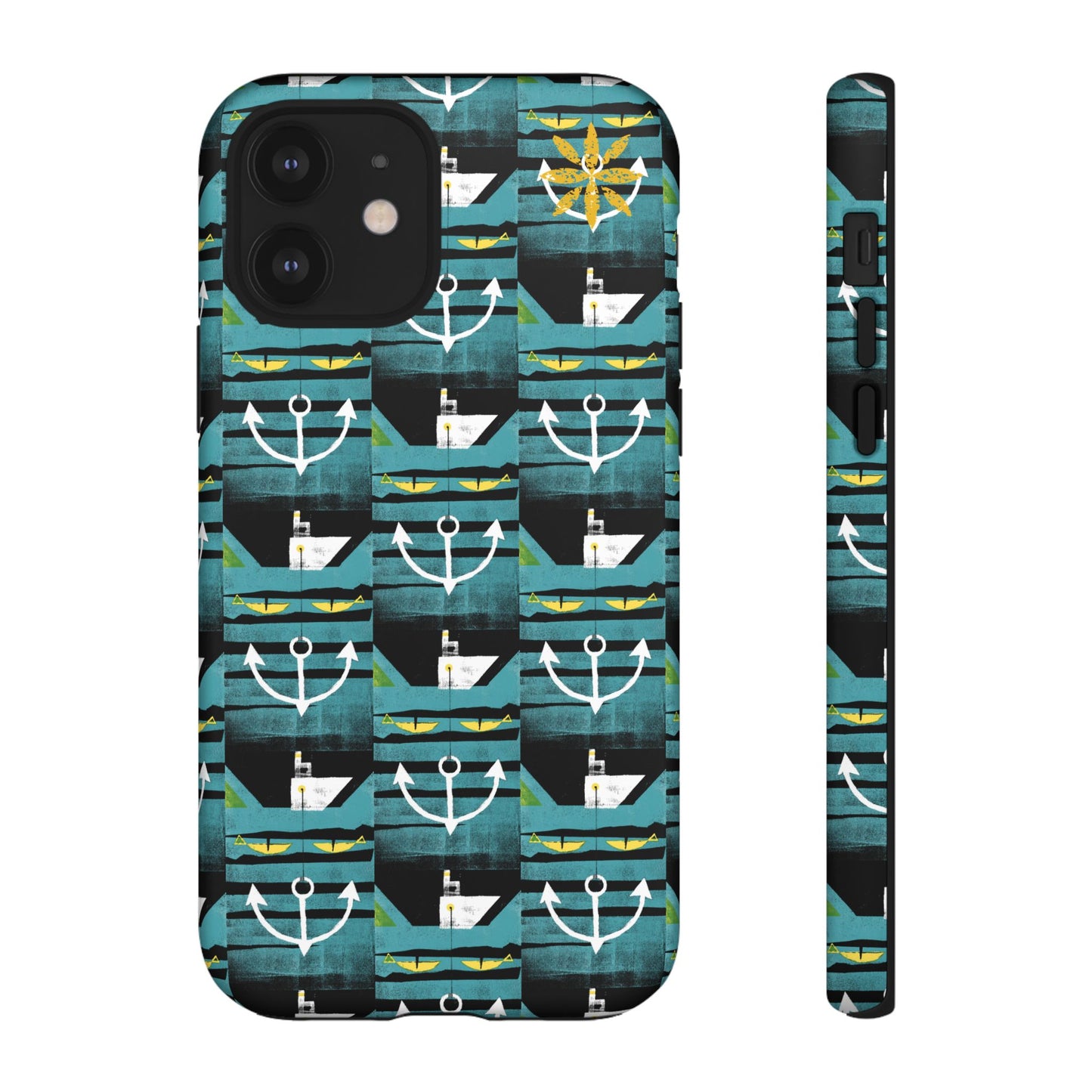 Nautical Tough Case - Waterproof Phone Cover with Marine Design