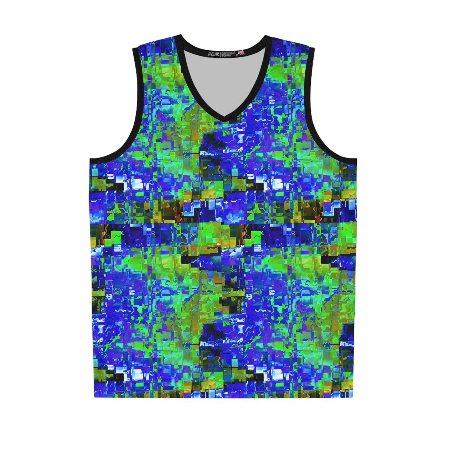 Vibrant Abstract Basketball Jersey for Sports and Fans