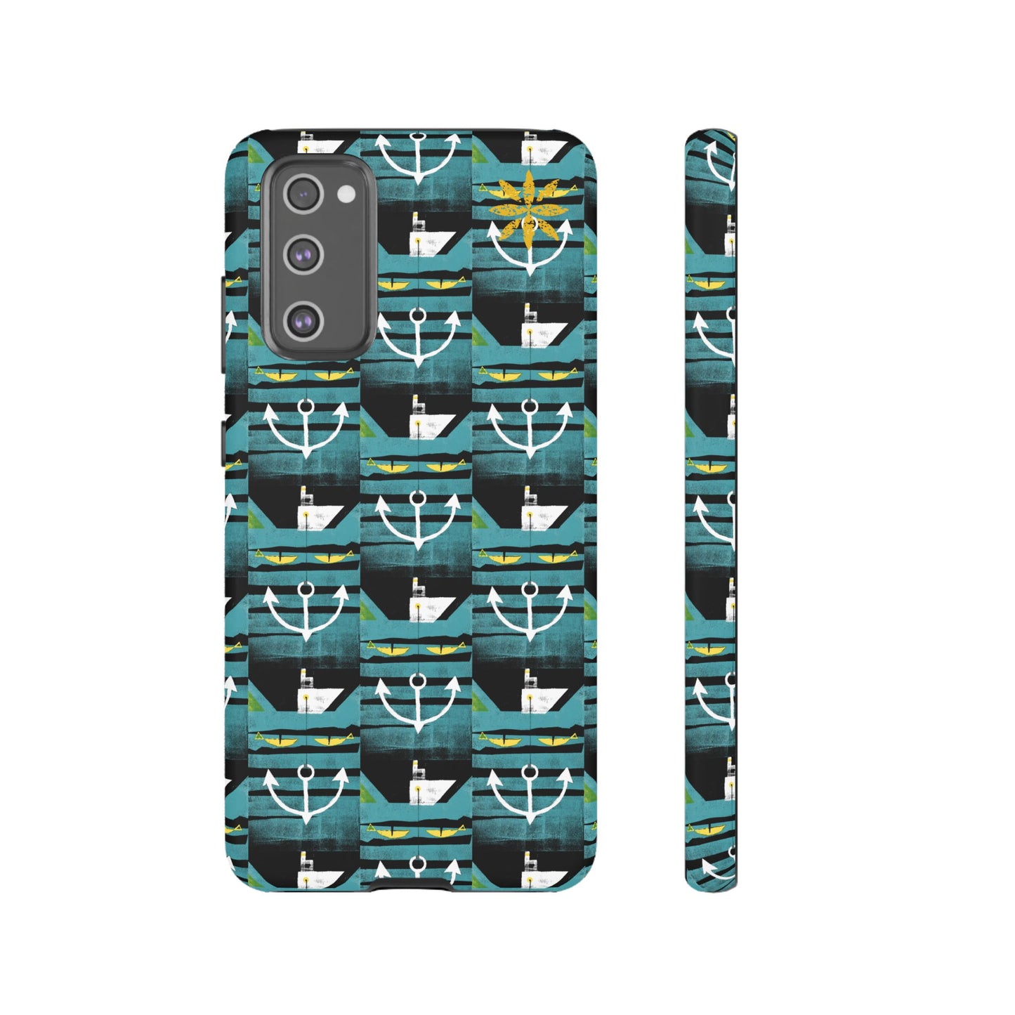 Nautical Tough Case - Waterproof Phone Cover with Marine Design