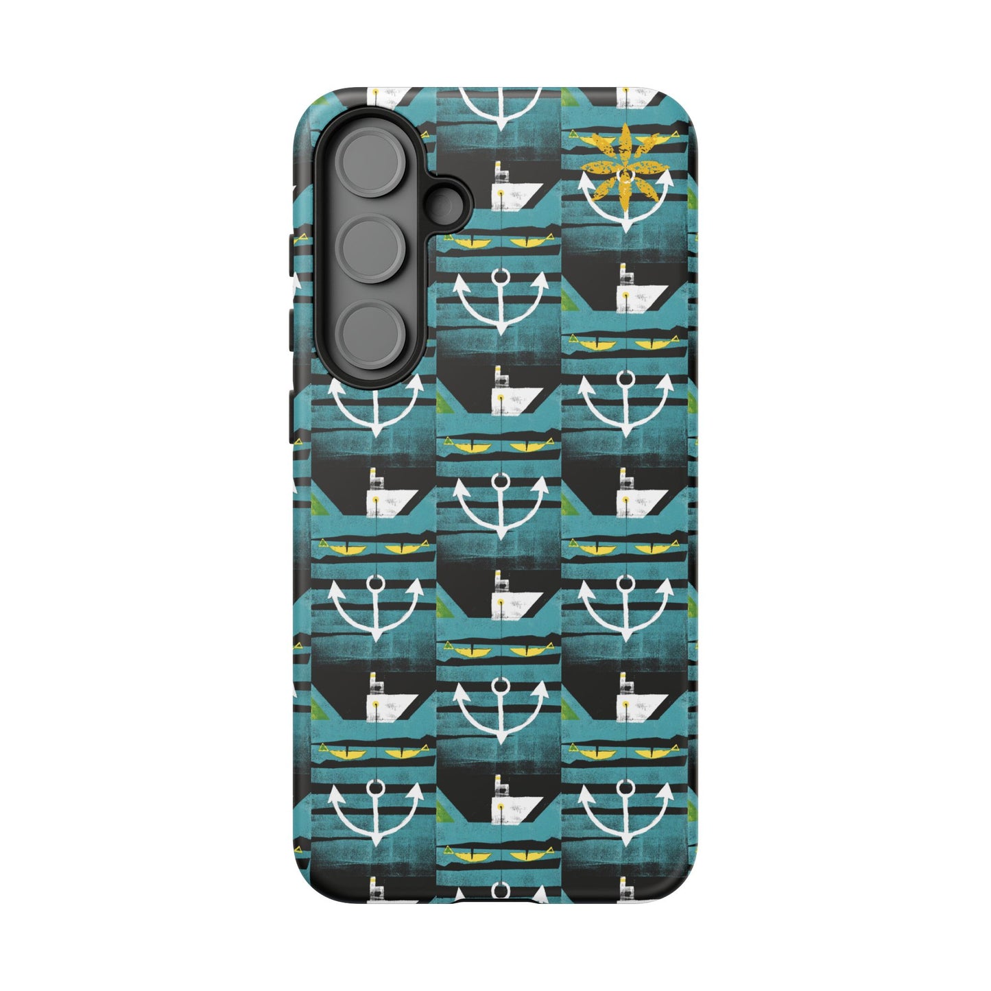 Nautical Tough Case - Waterproof Phone Cover with Marine Design