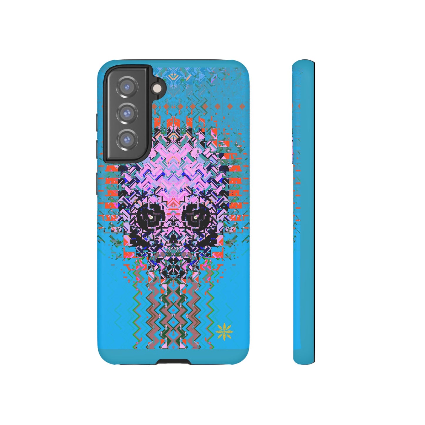 Pixel Skull - Rugged Phone Case