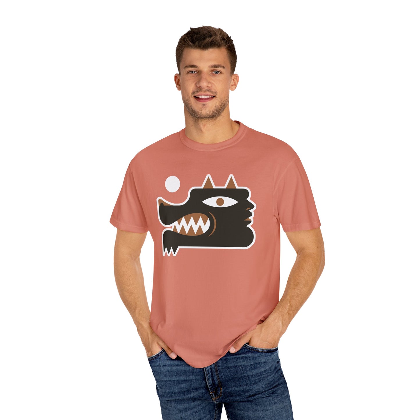 Bold Graphic Wolf Man Unisex T-Shirt