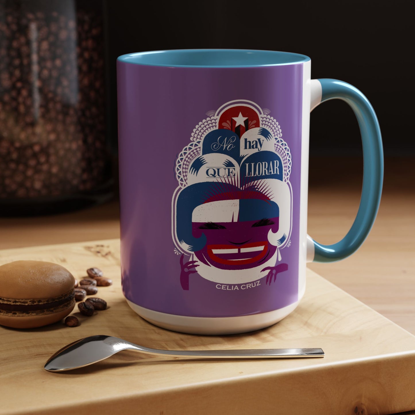 Celia Cruz Accent Coffee Mug (11, 15oz)