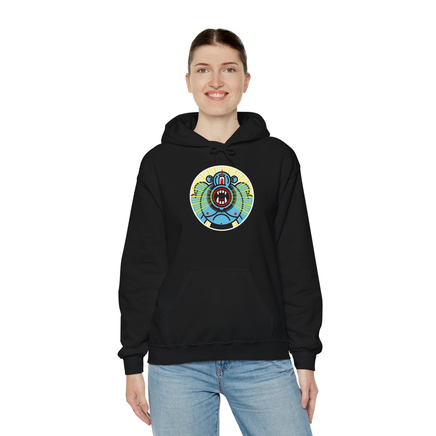 Ciclope Unisex Hoodie – Heavy Blend™ Fleece Sweatshirt with Bold Cyclops Design