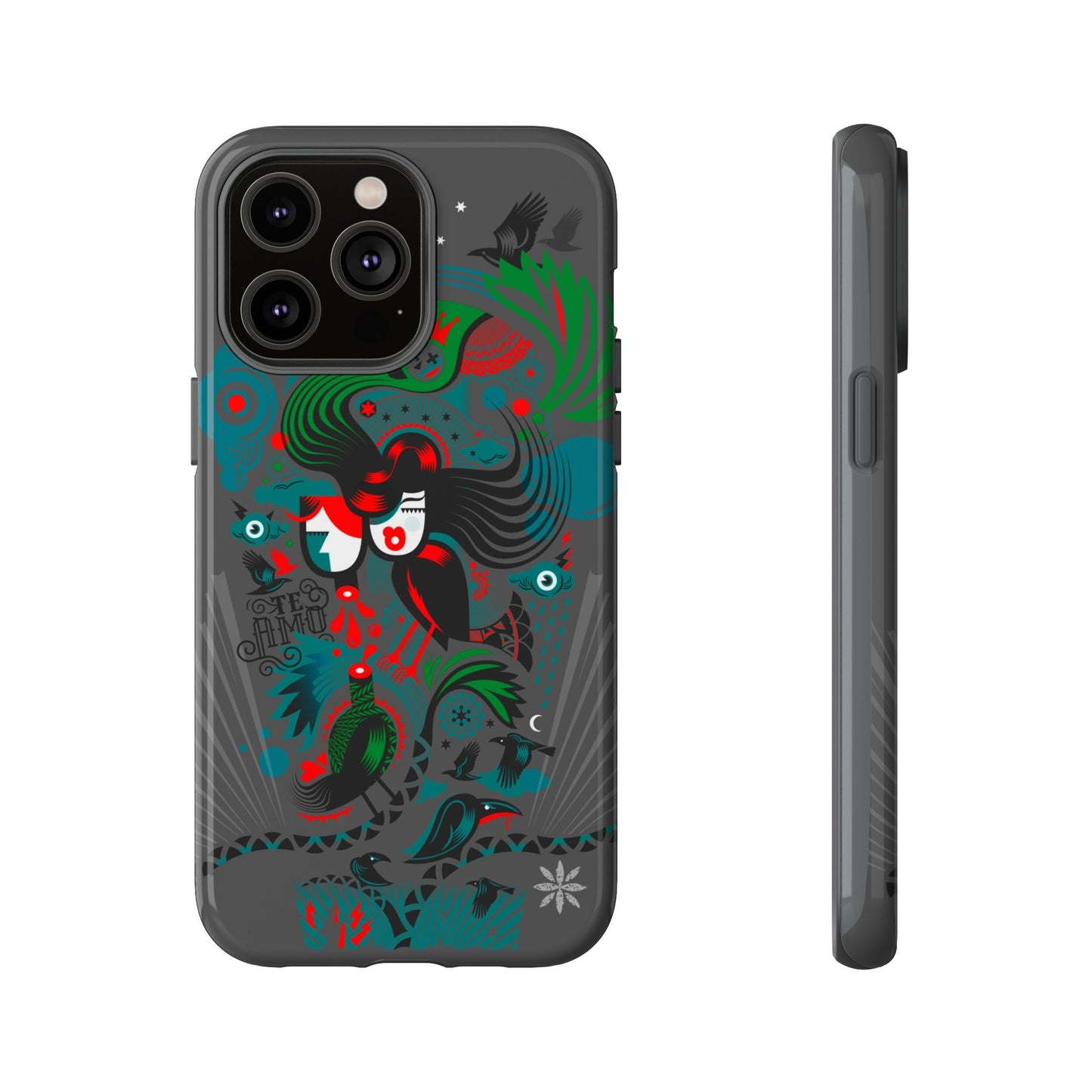 Te Amo BlackBirds - Rugged Phone Case