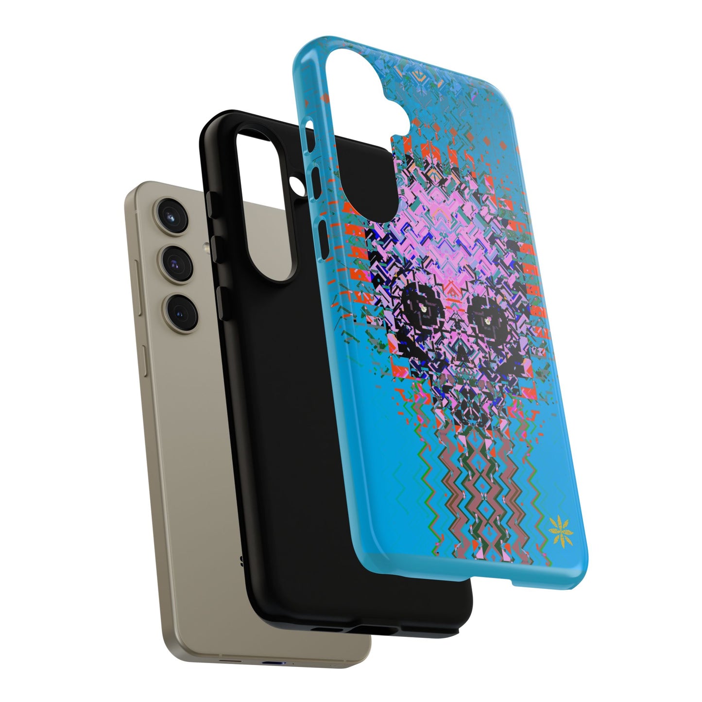 Pixel Skull - Rugged Phone Case