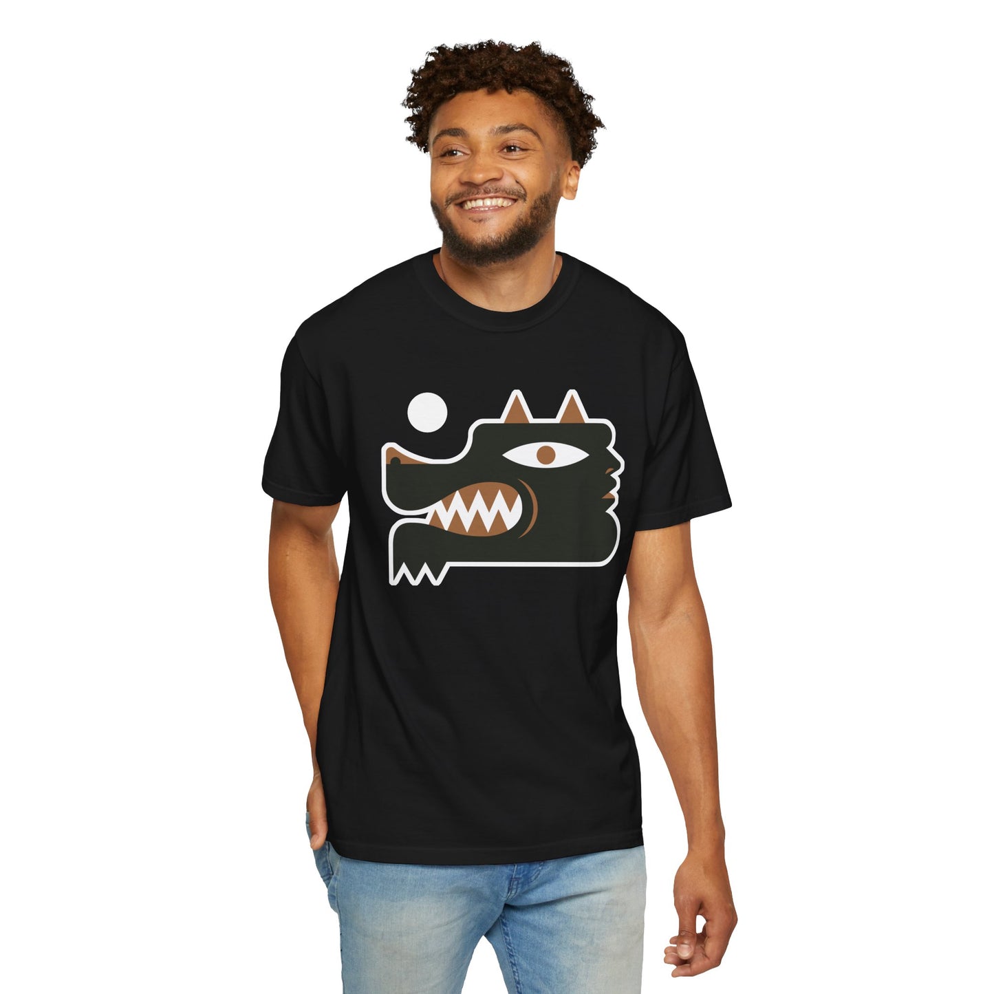 Bold Graphic Wolf Man Unisex T-Shirt
