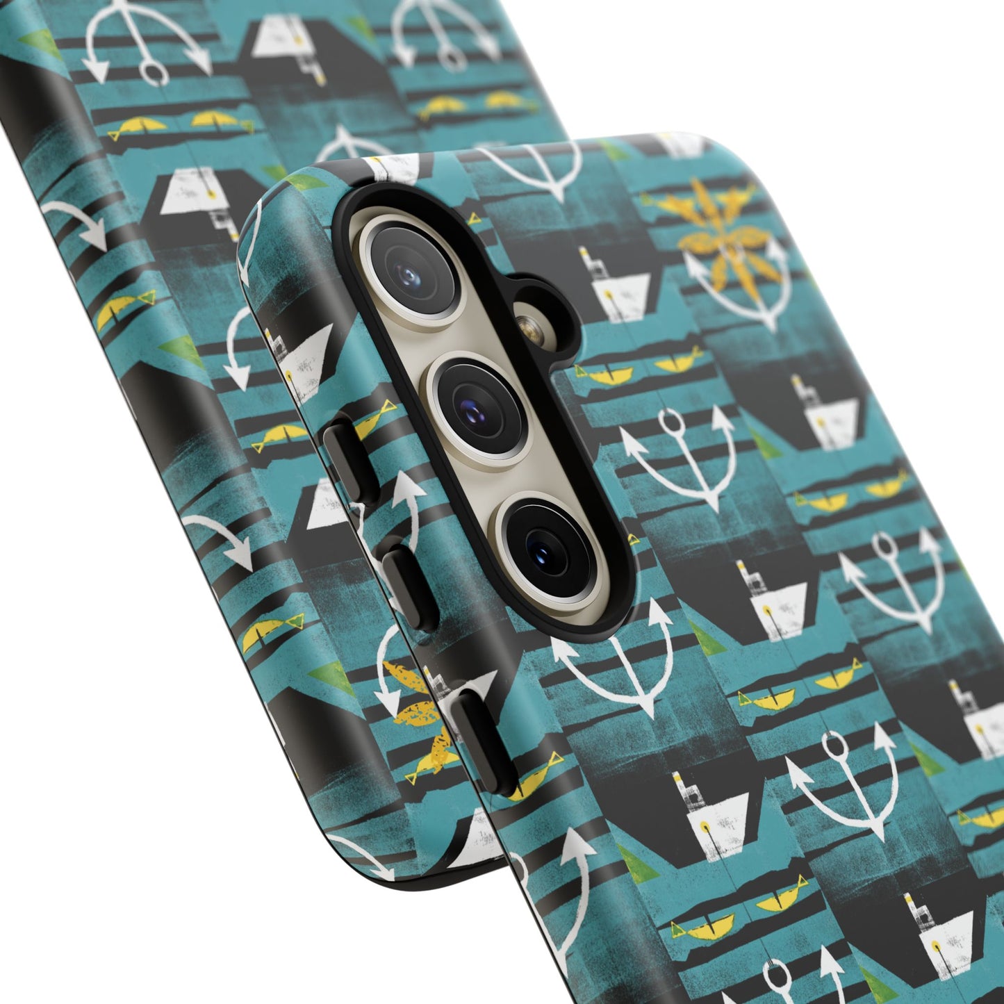 Nautical Tough Case - Waterproof Phone Cover with Marine Design