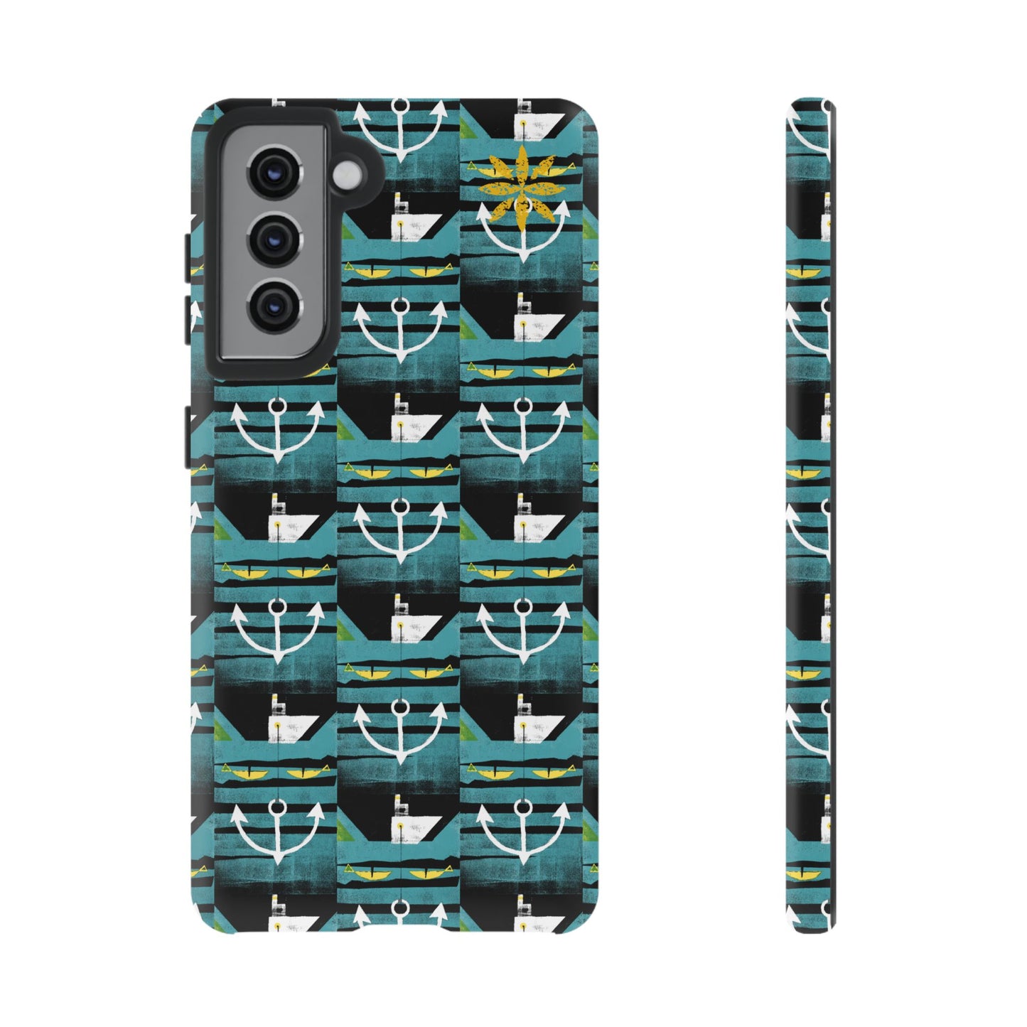 Nautical Tough Case - Waterproof Phone Cover with Marine Design