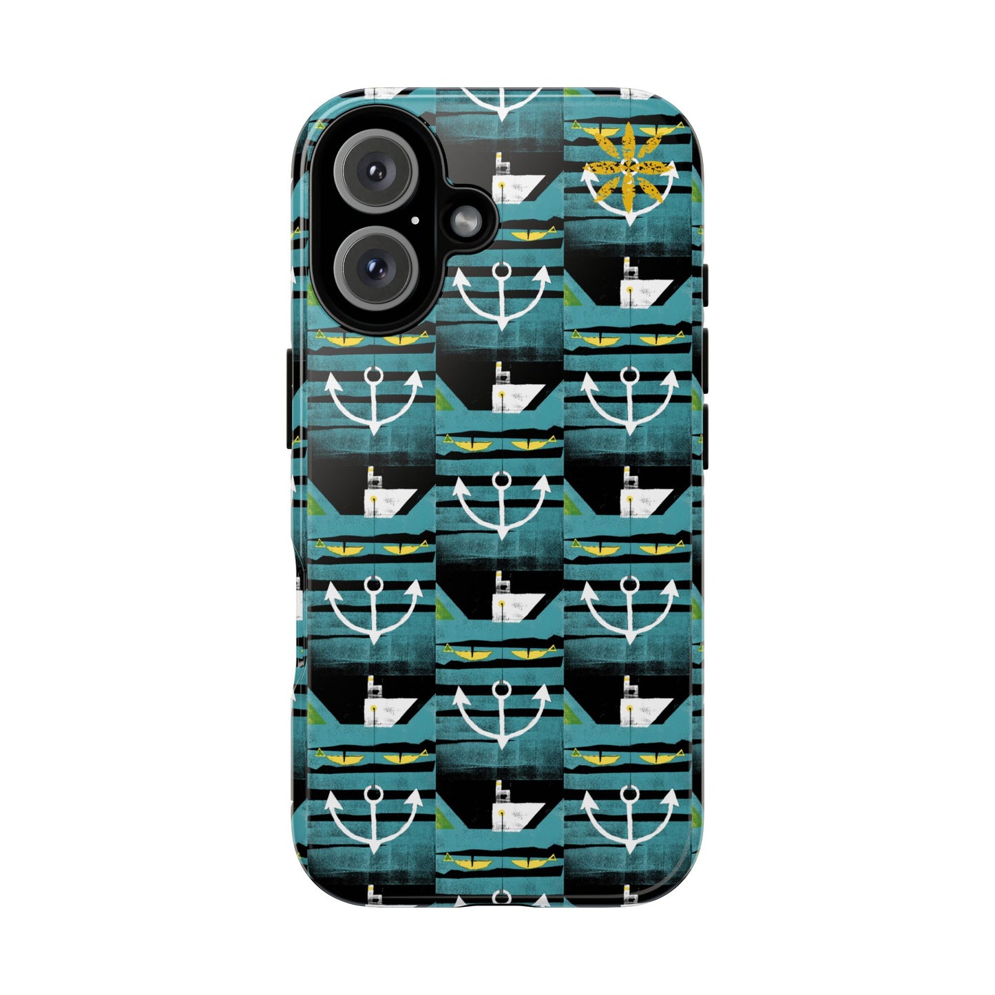 Nautical Tough Case - Waterproof Phone Cover with Marine Design