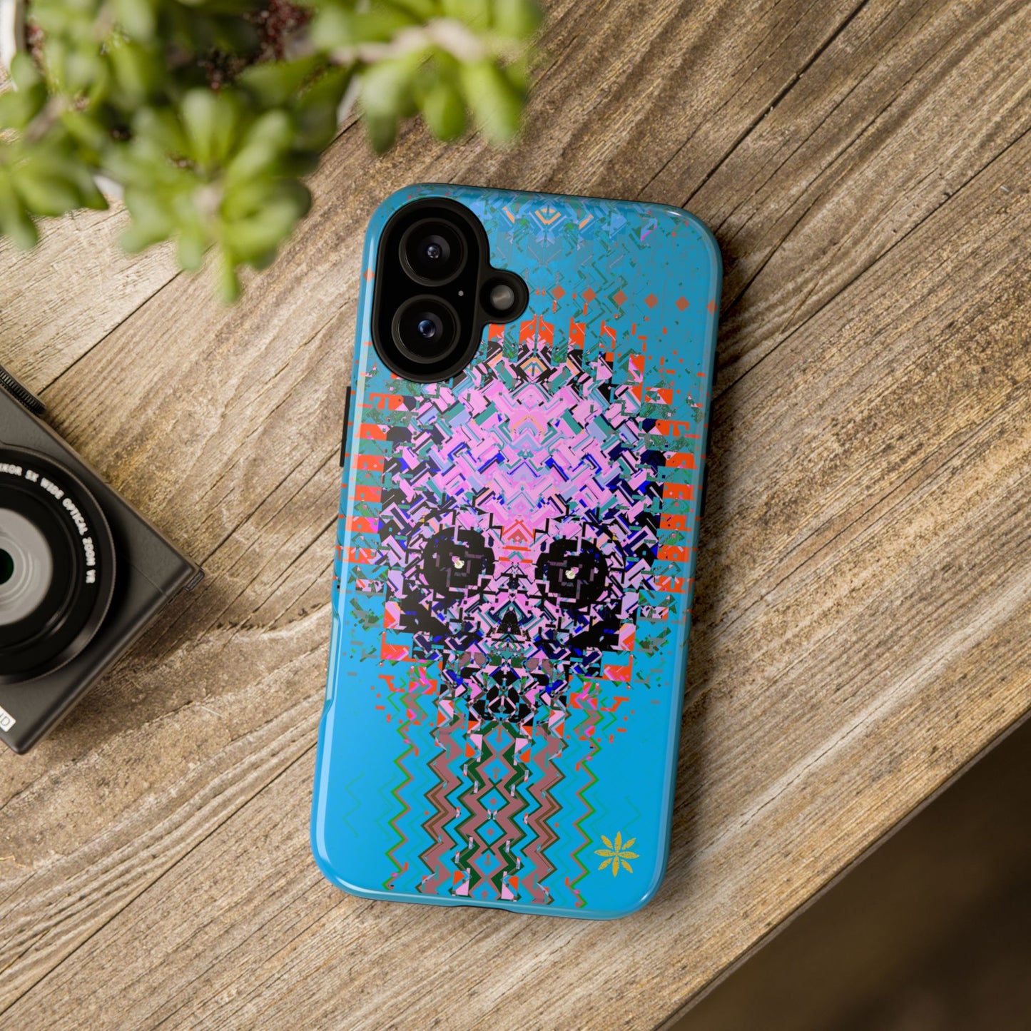 Pixel Skull - Rugged Phone Case