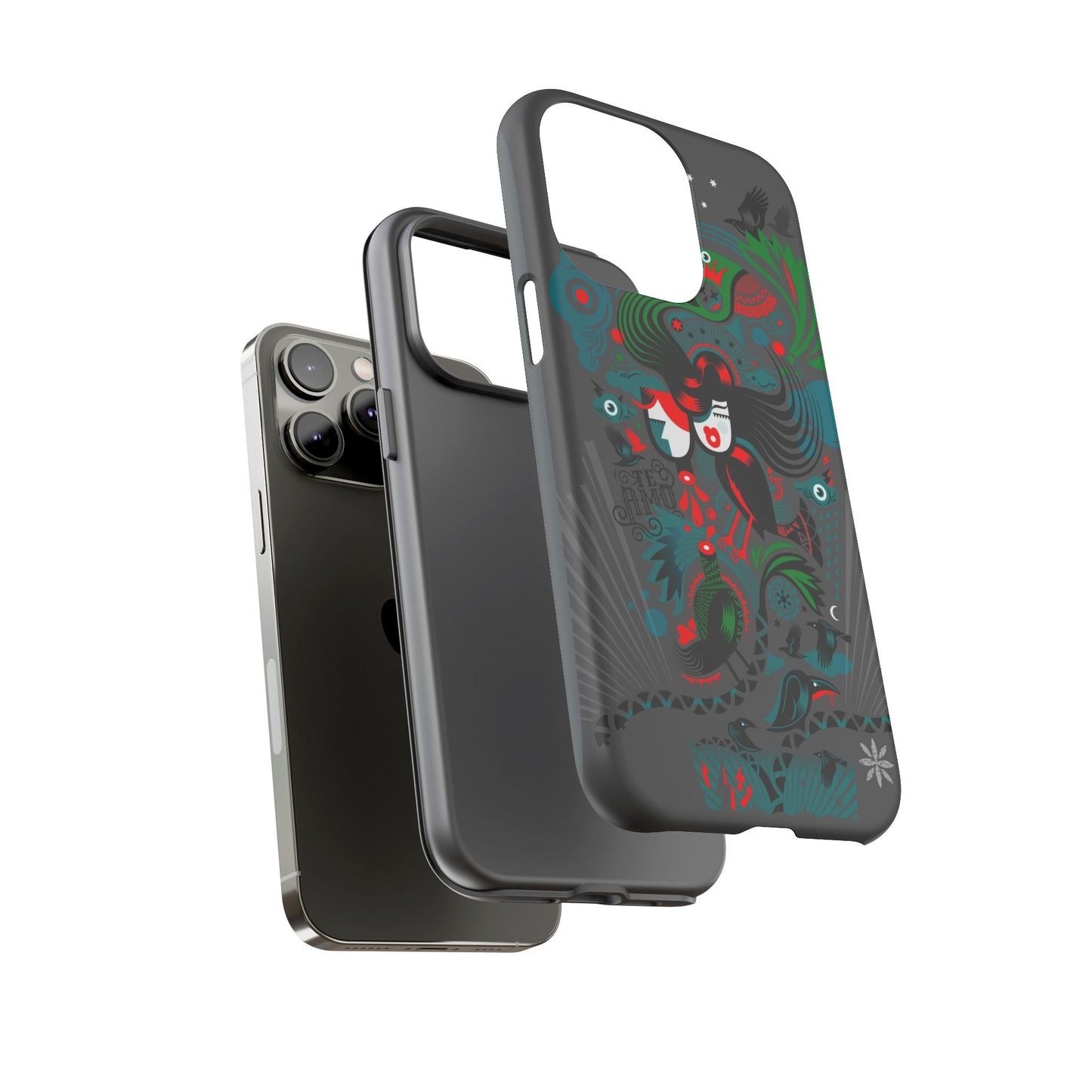 Te Amo BlackBirds - Rugged Phone Case