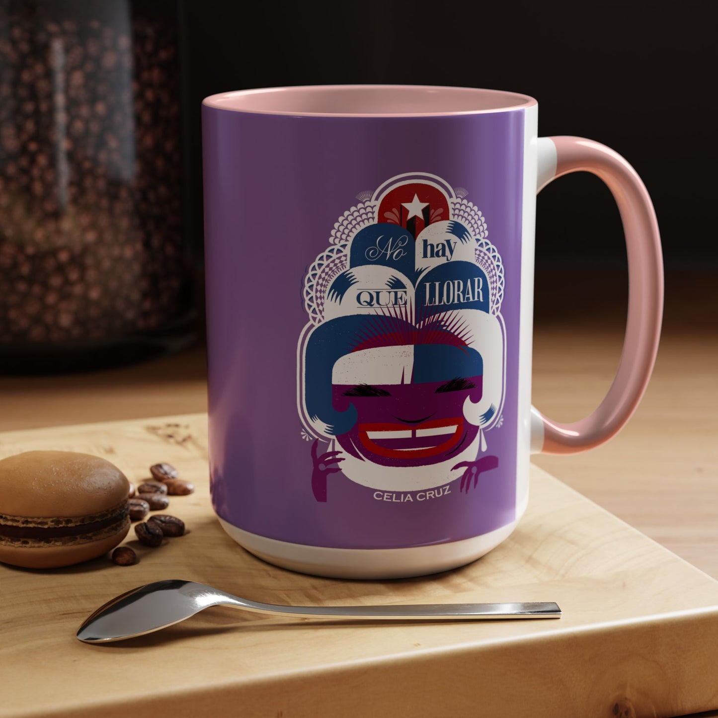 Celia Cruz Accent Coffee Mug (11, 15oz)