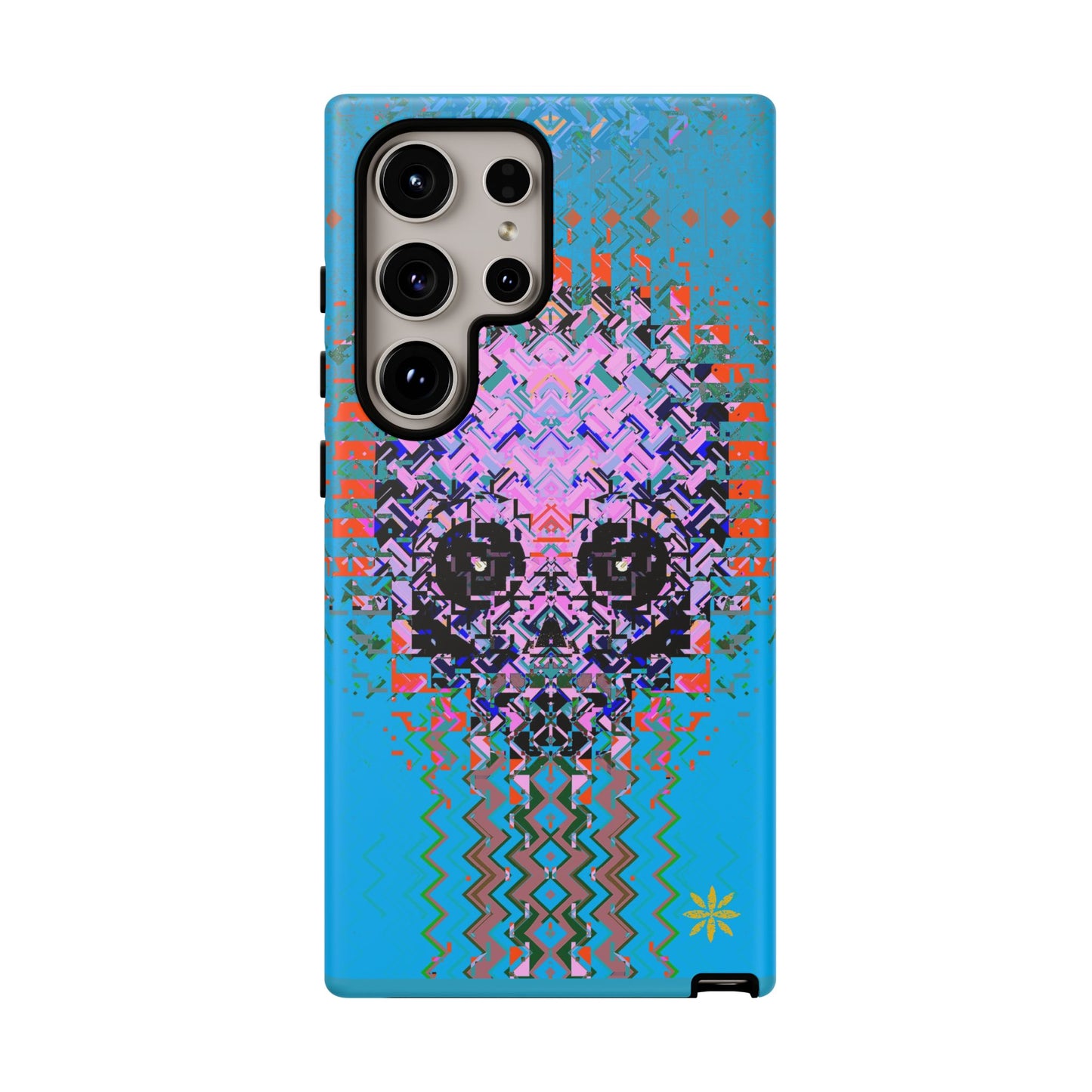 Pixel Skull - Rugged Phone Case