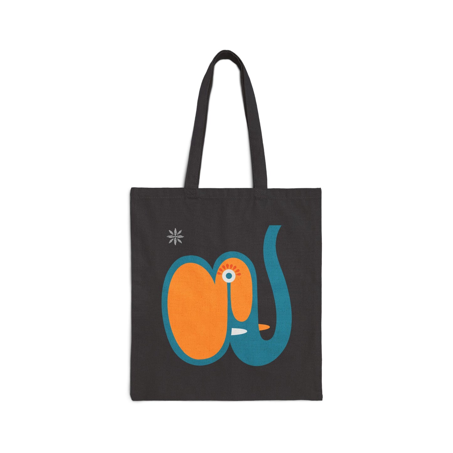 Elefant Eco-Friendly Cotton Canvas Tote Bag with Unique Elephant Design