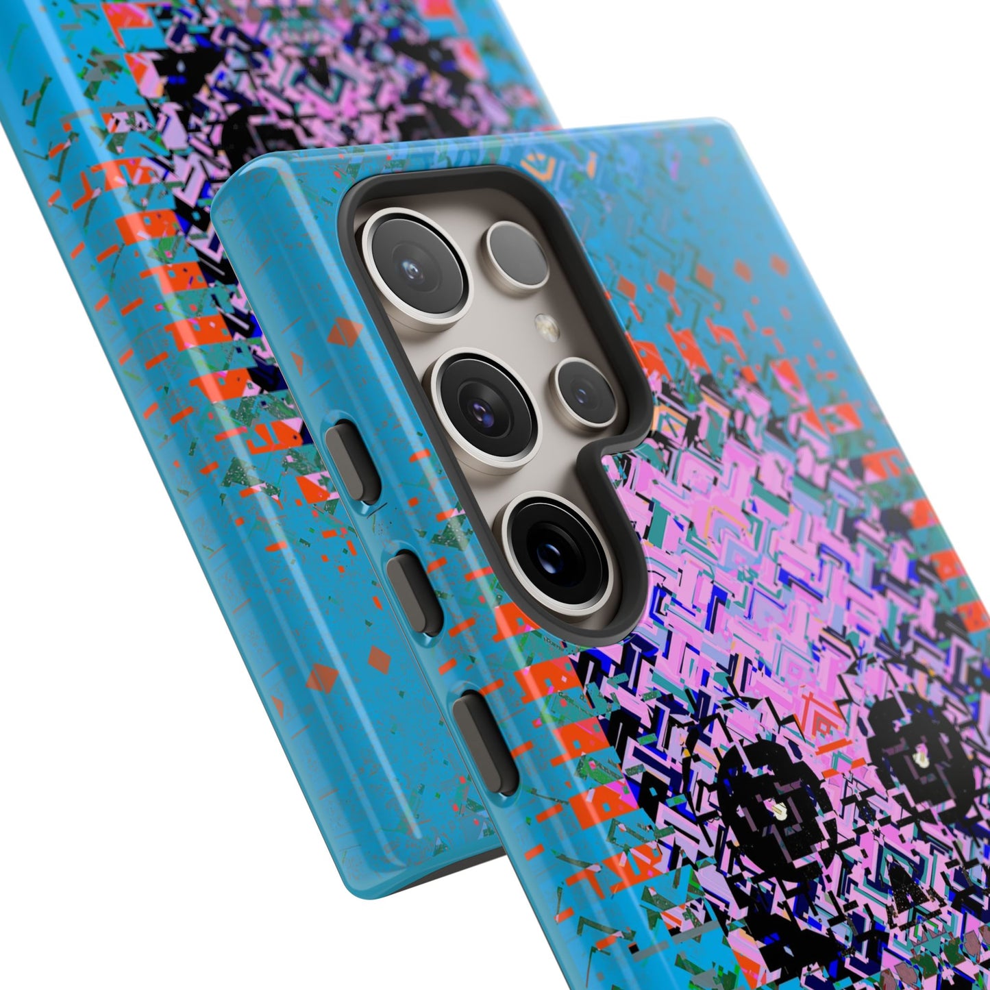 Pixel Skull - Rugged Phone Case