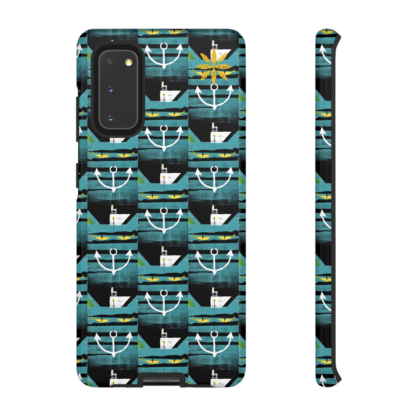 Nautical Tough Case - Waterproof Phone Cover with Marine Design