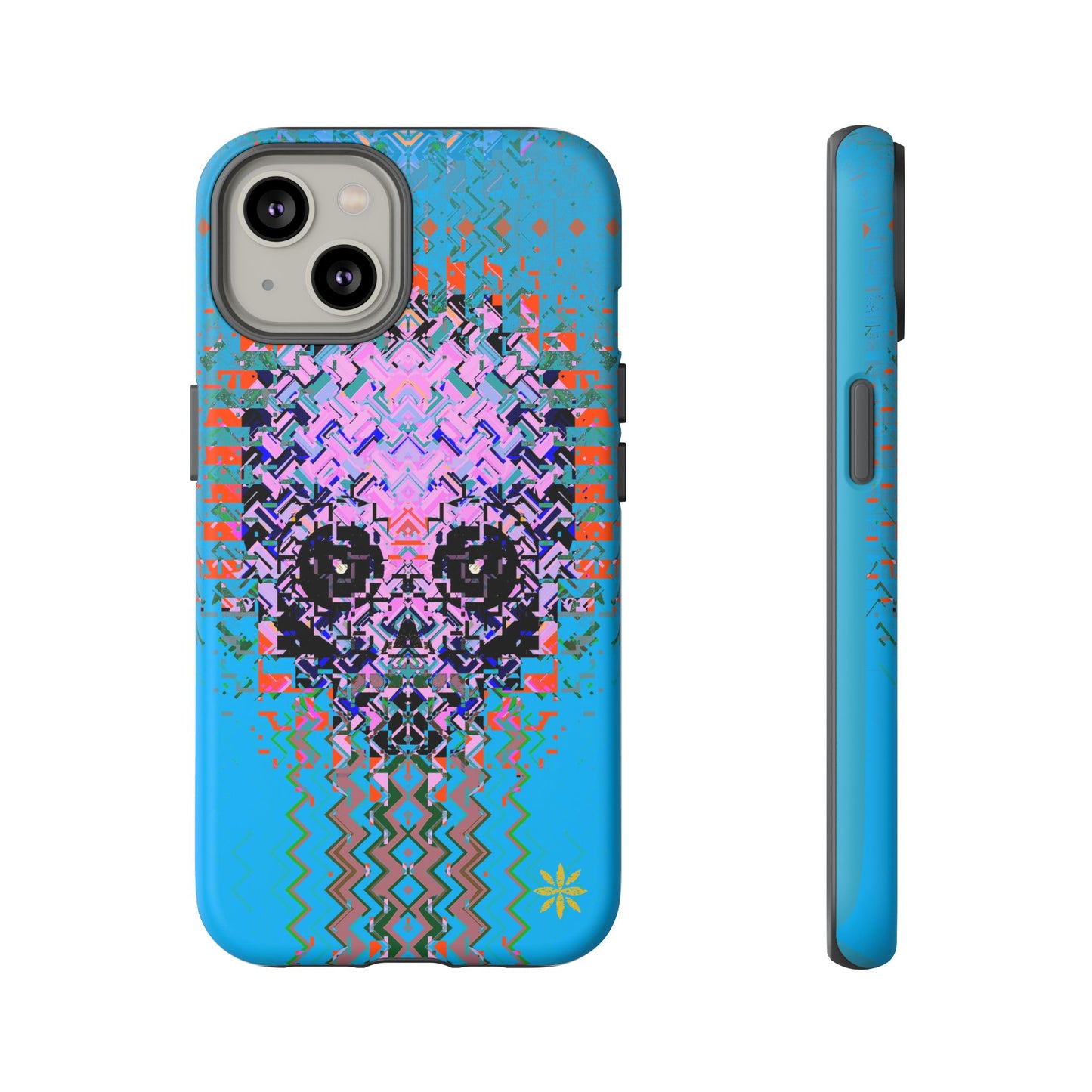 Pixel Skull - Rugged Phone Case