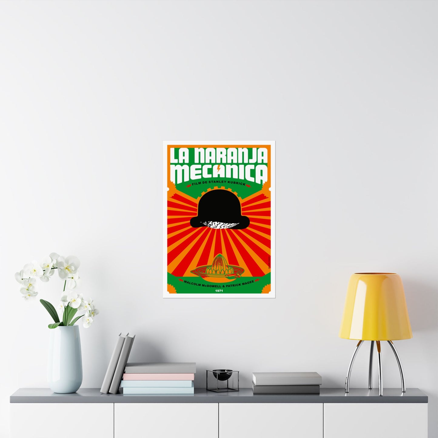 Vintage Movie Poster - A Clockwork Orange Art Print