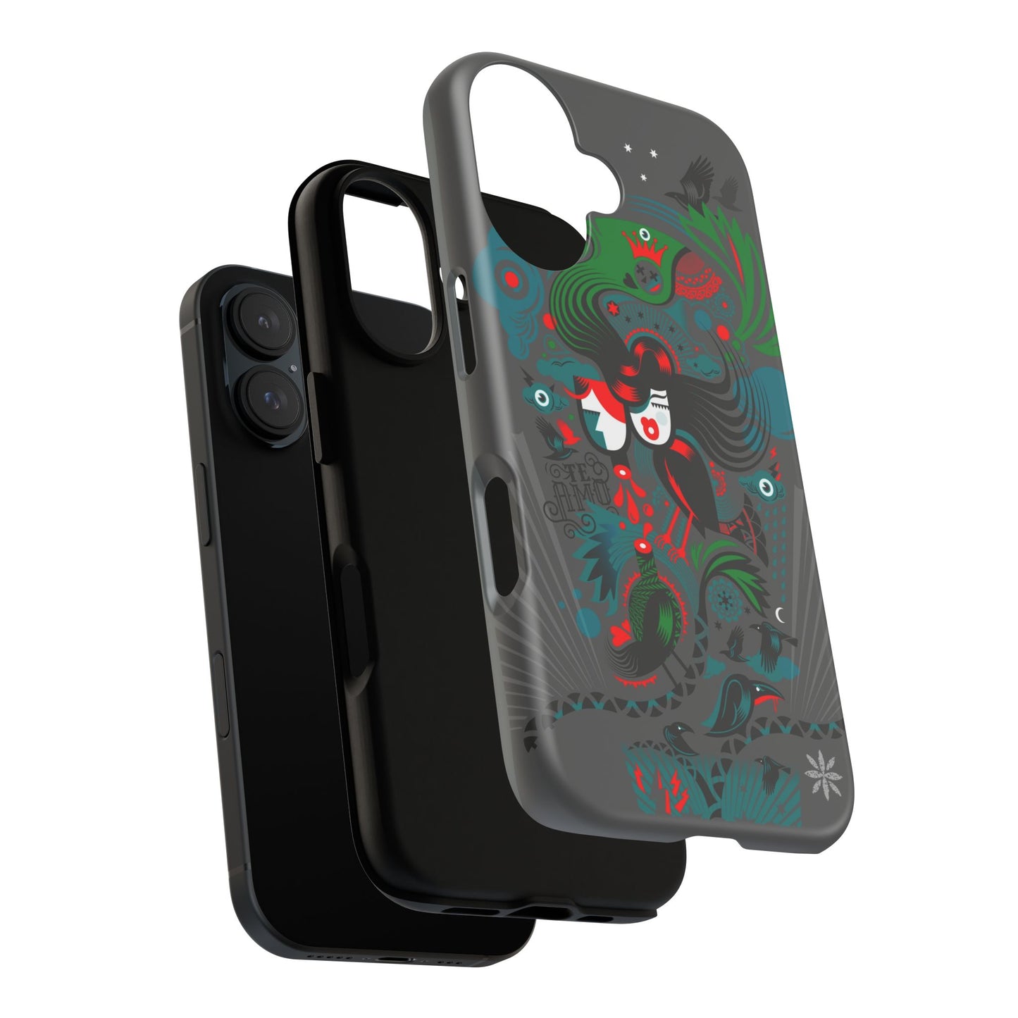 Te Amo BlackBirds - Rugged Phone Case