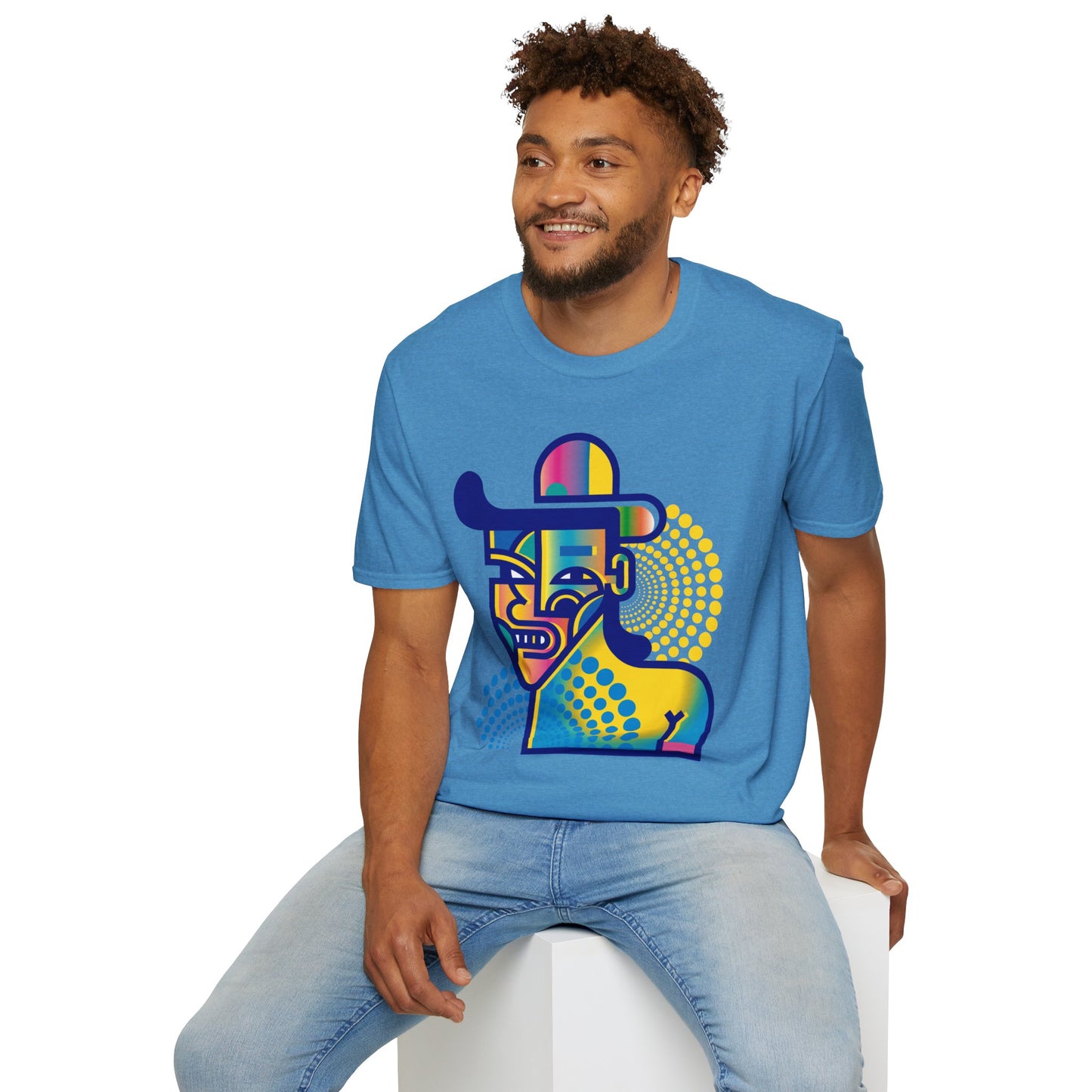 Skater Unisex T-Shirt – Softstyle Tee with Bold Skateboarding Design