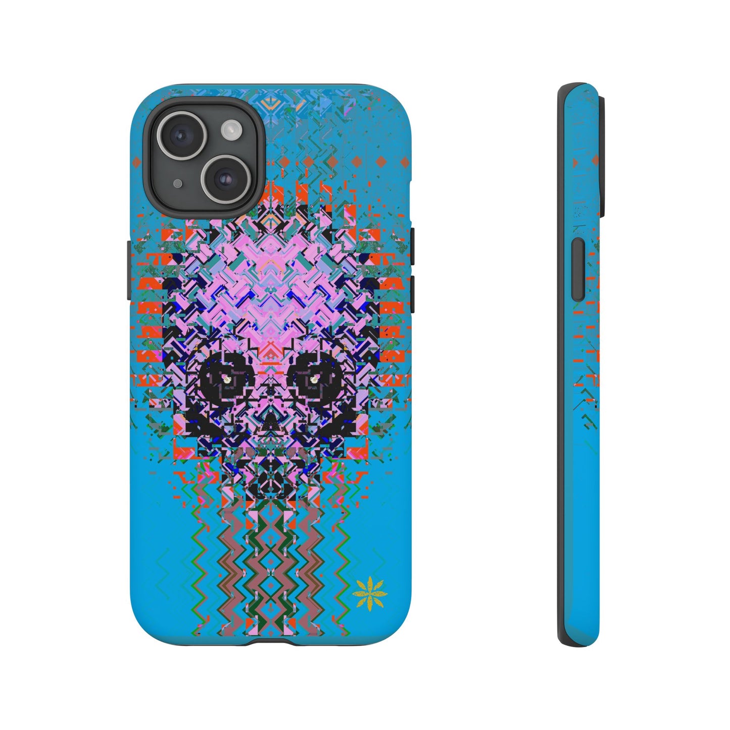 Pixel Skull - Rugged Phone Case