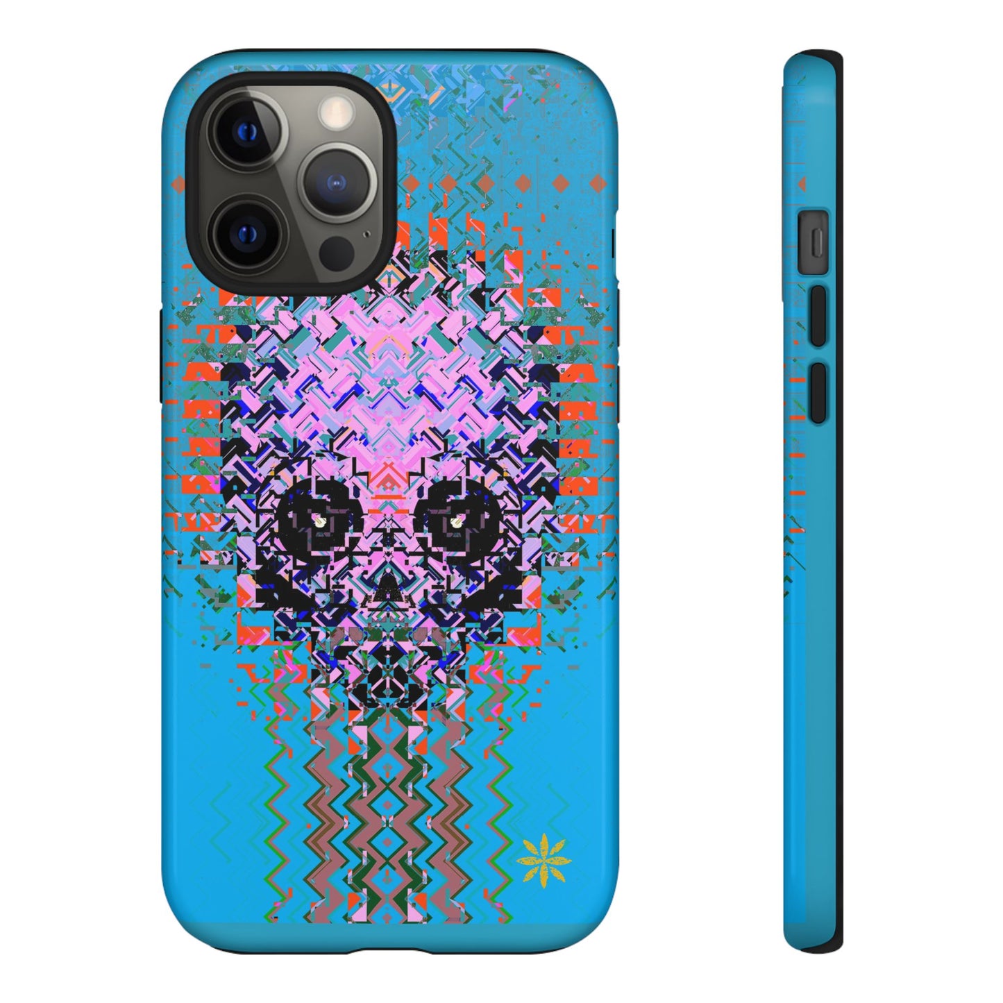 Pixel Skull - Rugged Phone Case