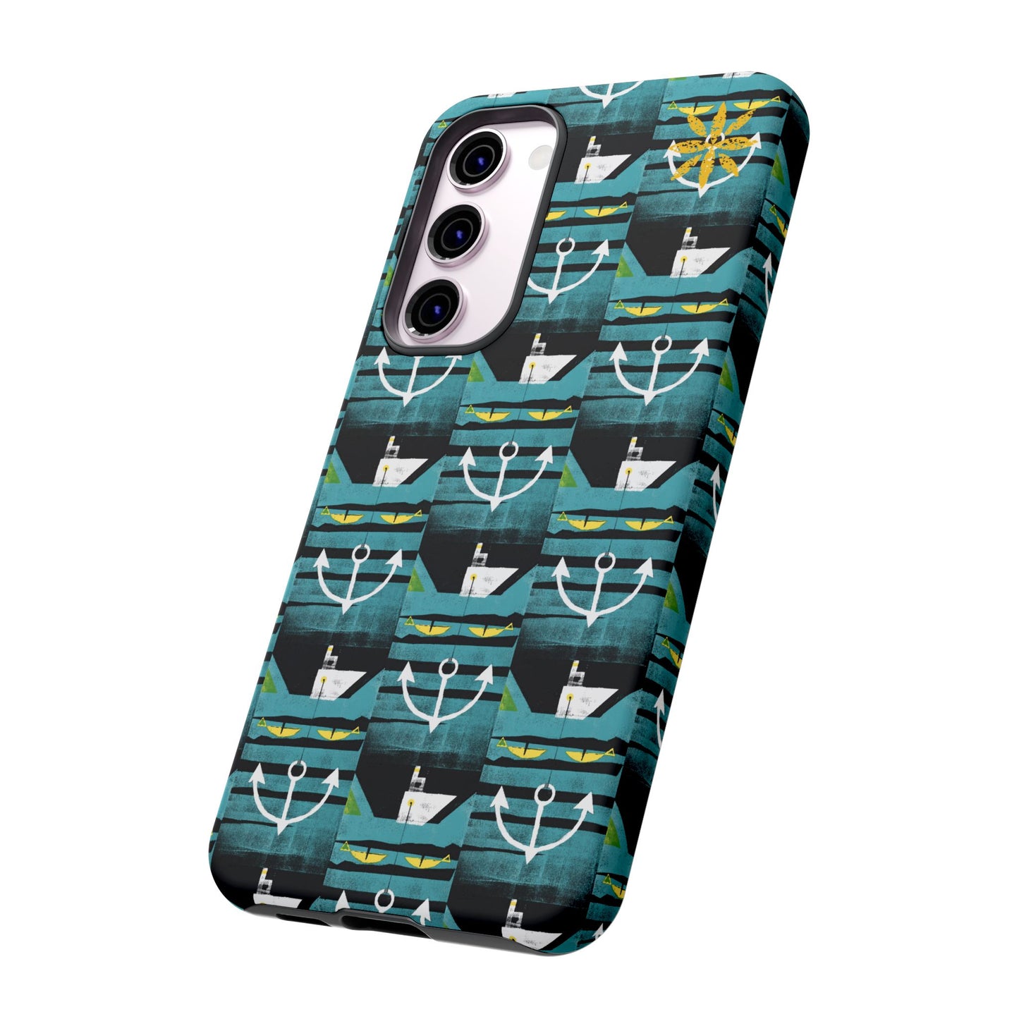 Nautical Tough Case - Waterproof Phone Cover with Marine Design