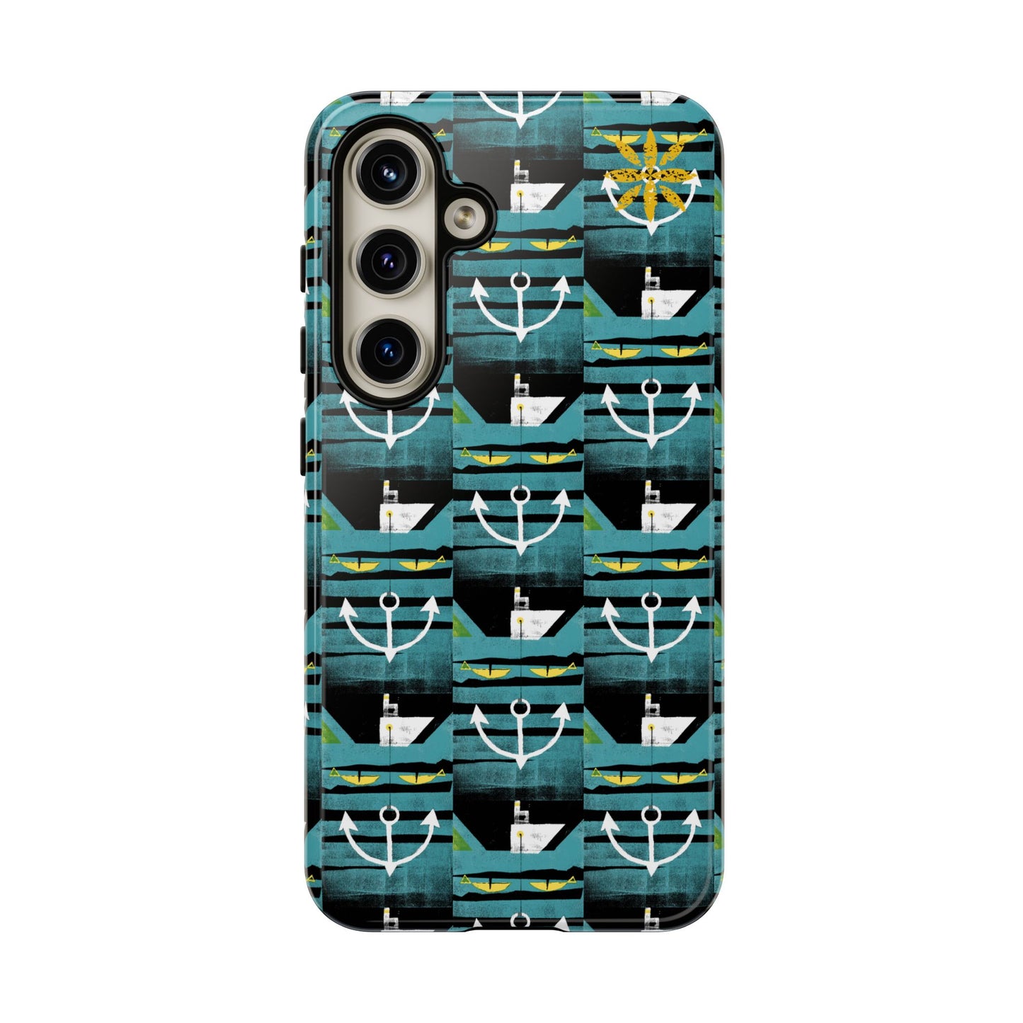 Nautical Tough Case - Waterproof Phone Cover with Marine Design