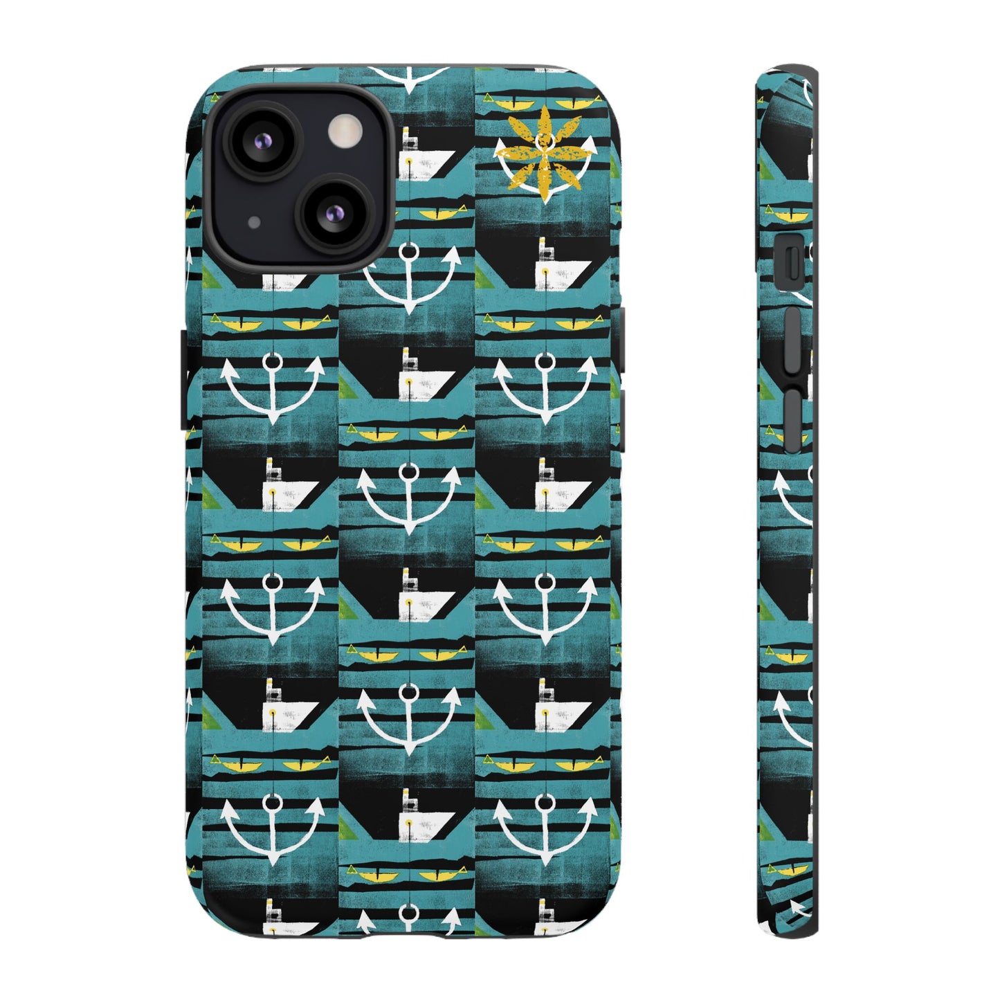 Nautical Tough Case - Waterproof Phone Cover with Marine Design