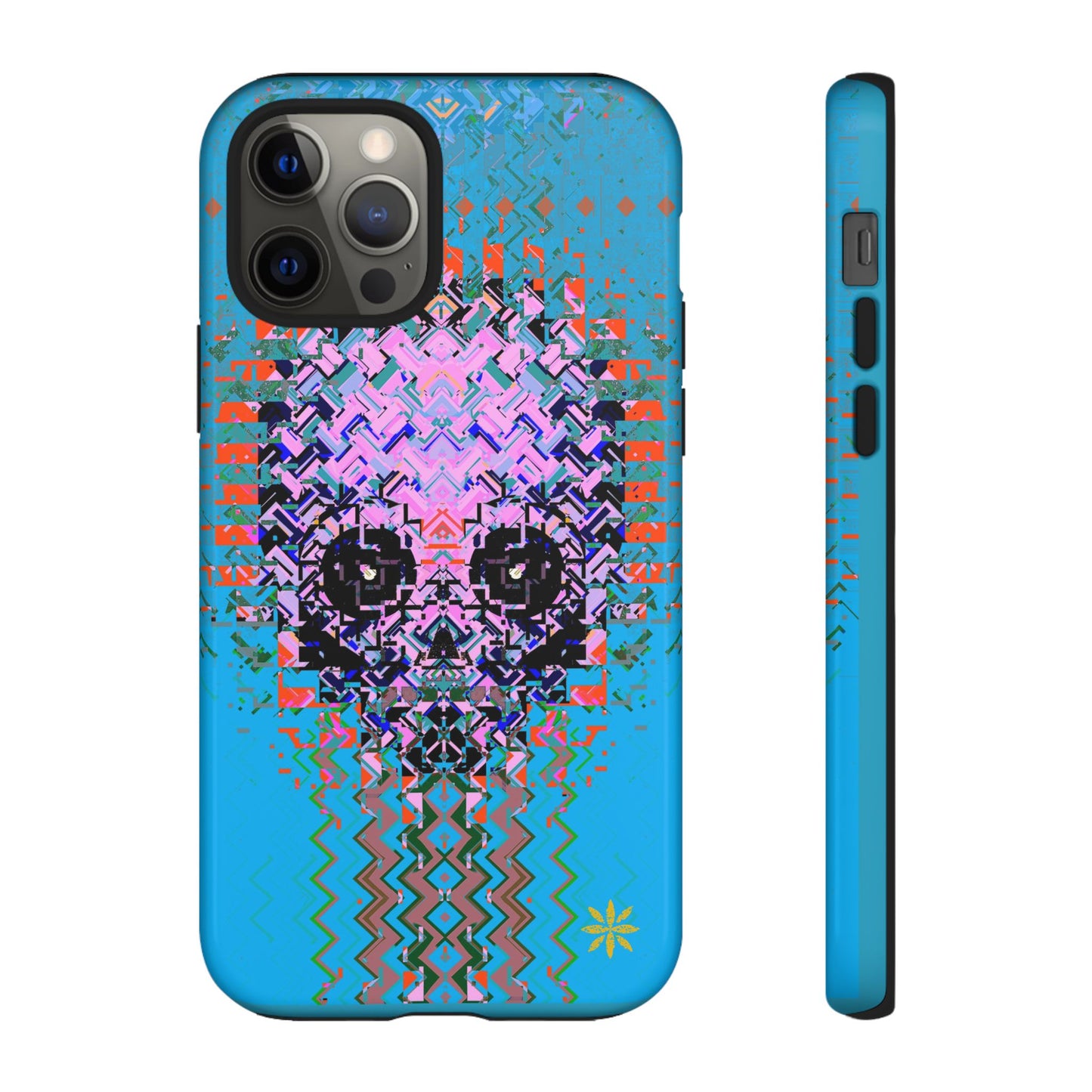 Pixel Skull - Rugged Phone Case