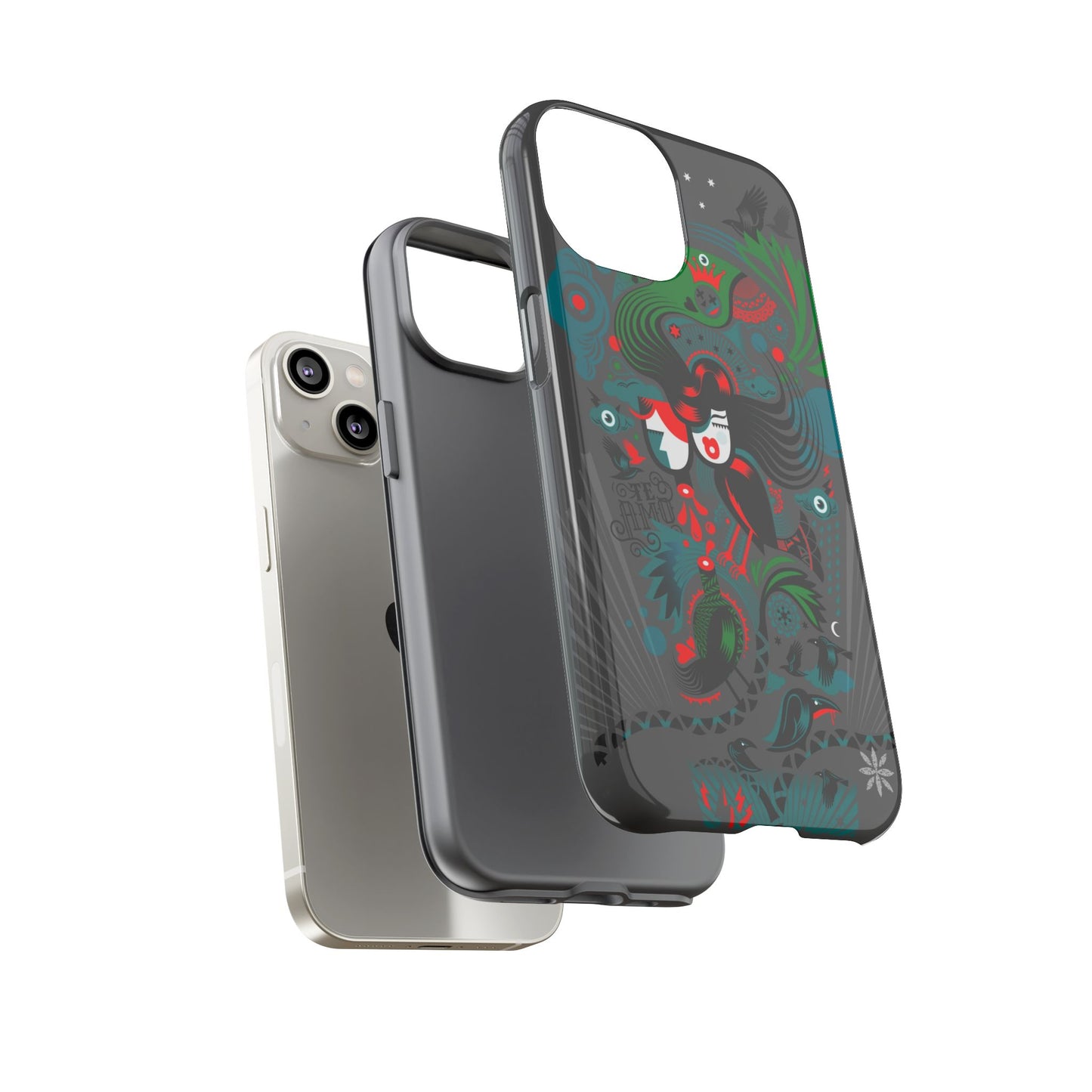 Te Amo BlackBirds - Rugged Phone Case