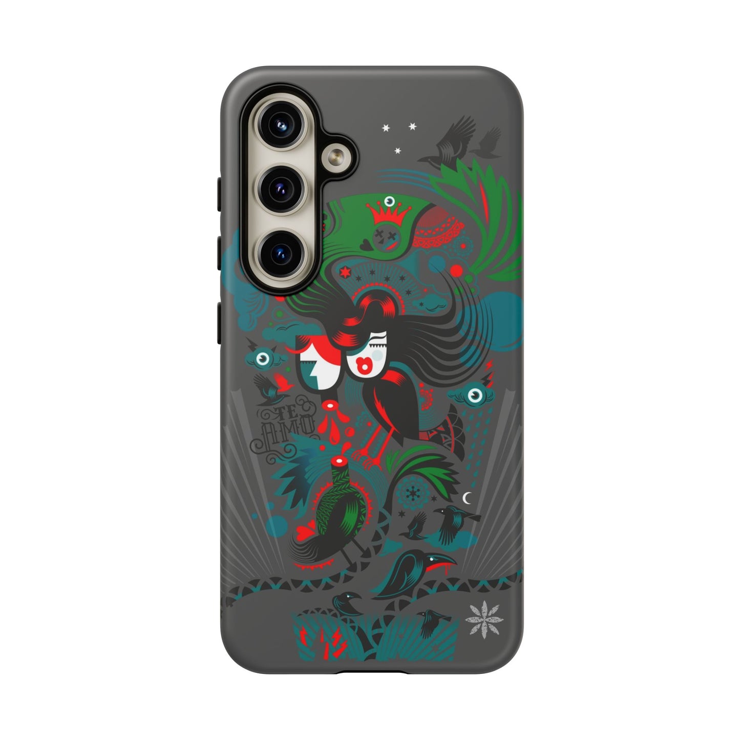 Te Amo BlackBirds - Rugged Phone Case