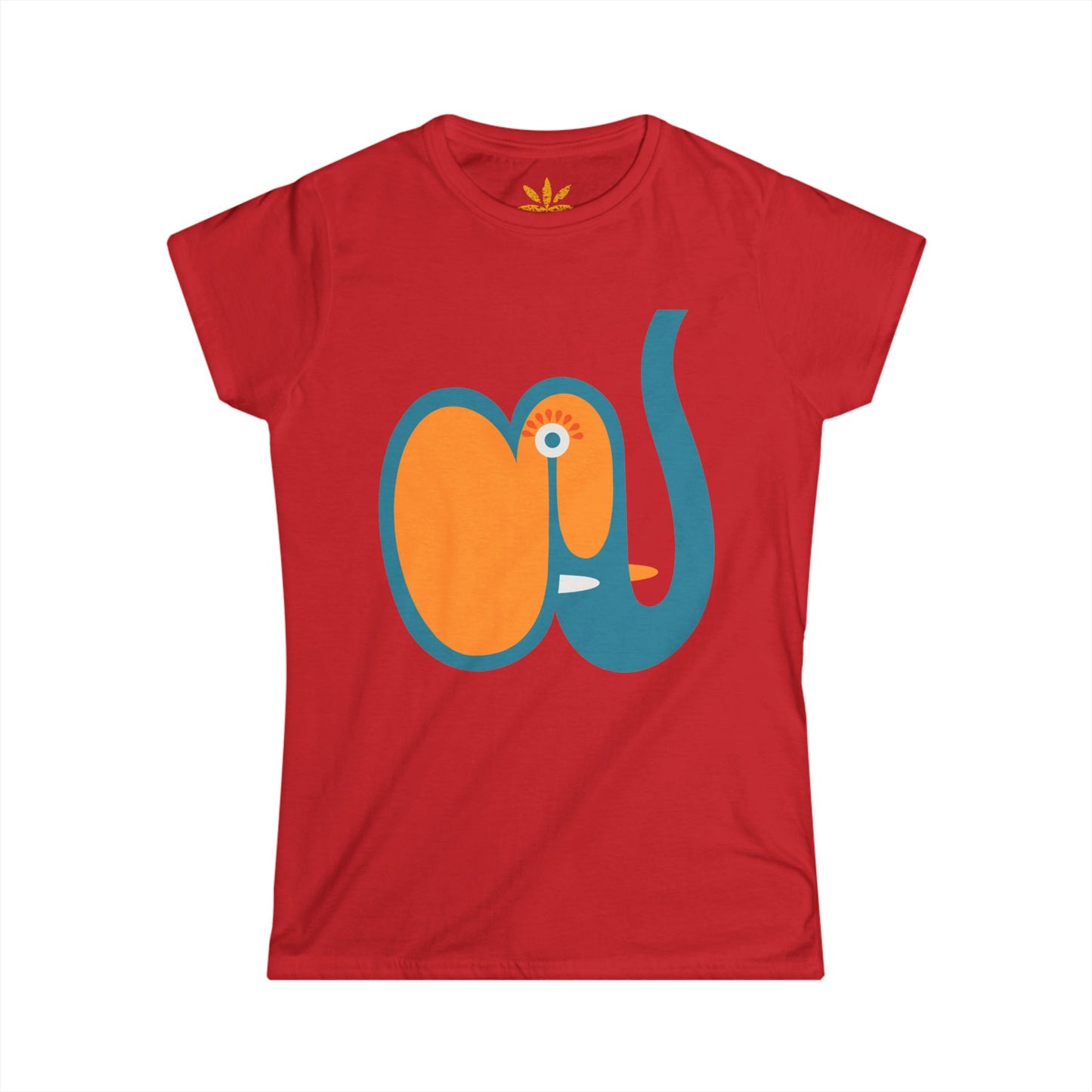 Elephant Women's T-Shirt – Softstyle Tee with Elephant Design